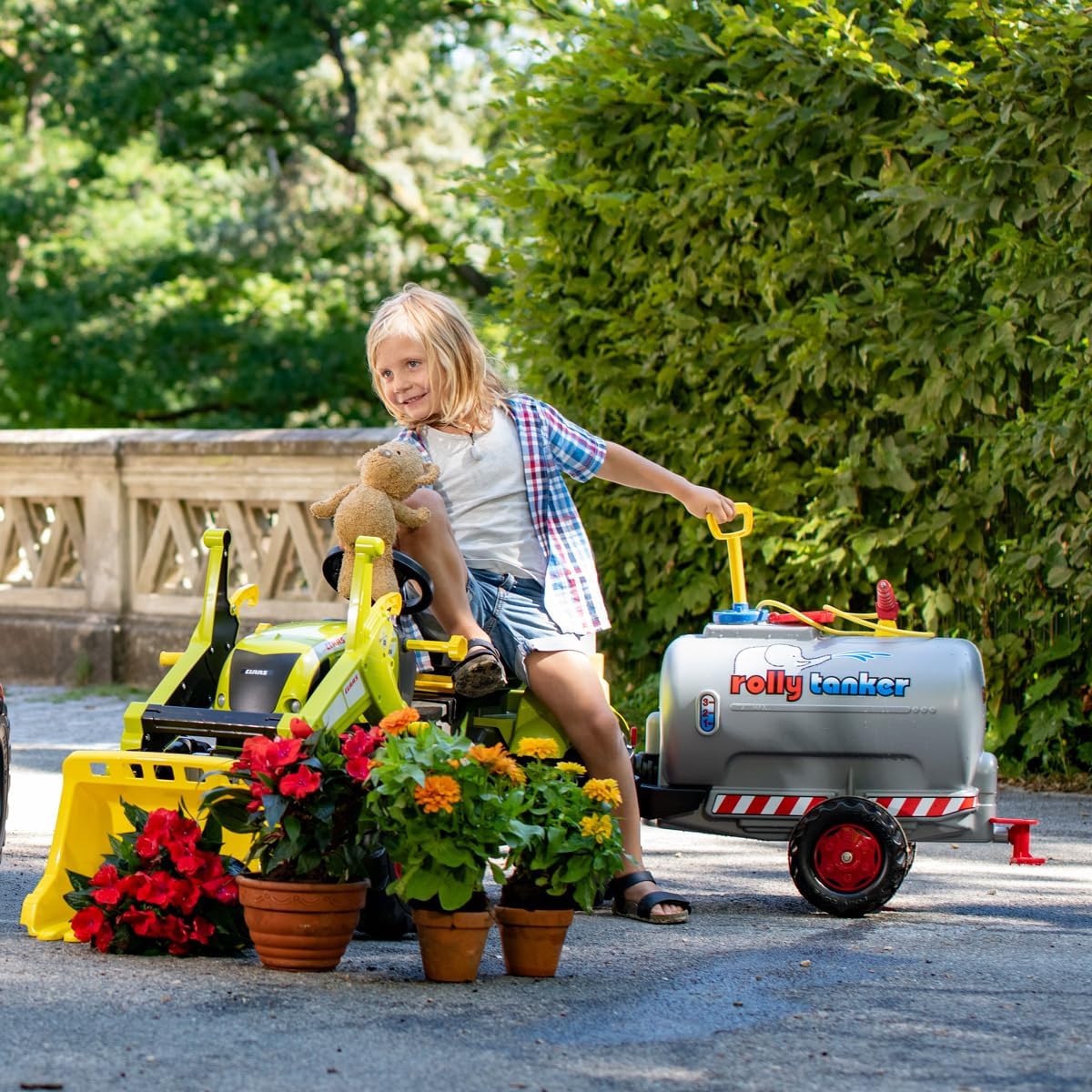 Rolly Toys - Cisterna con pompetta e spruzzatura - immagine 4
