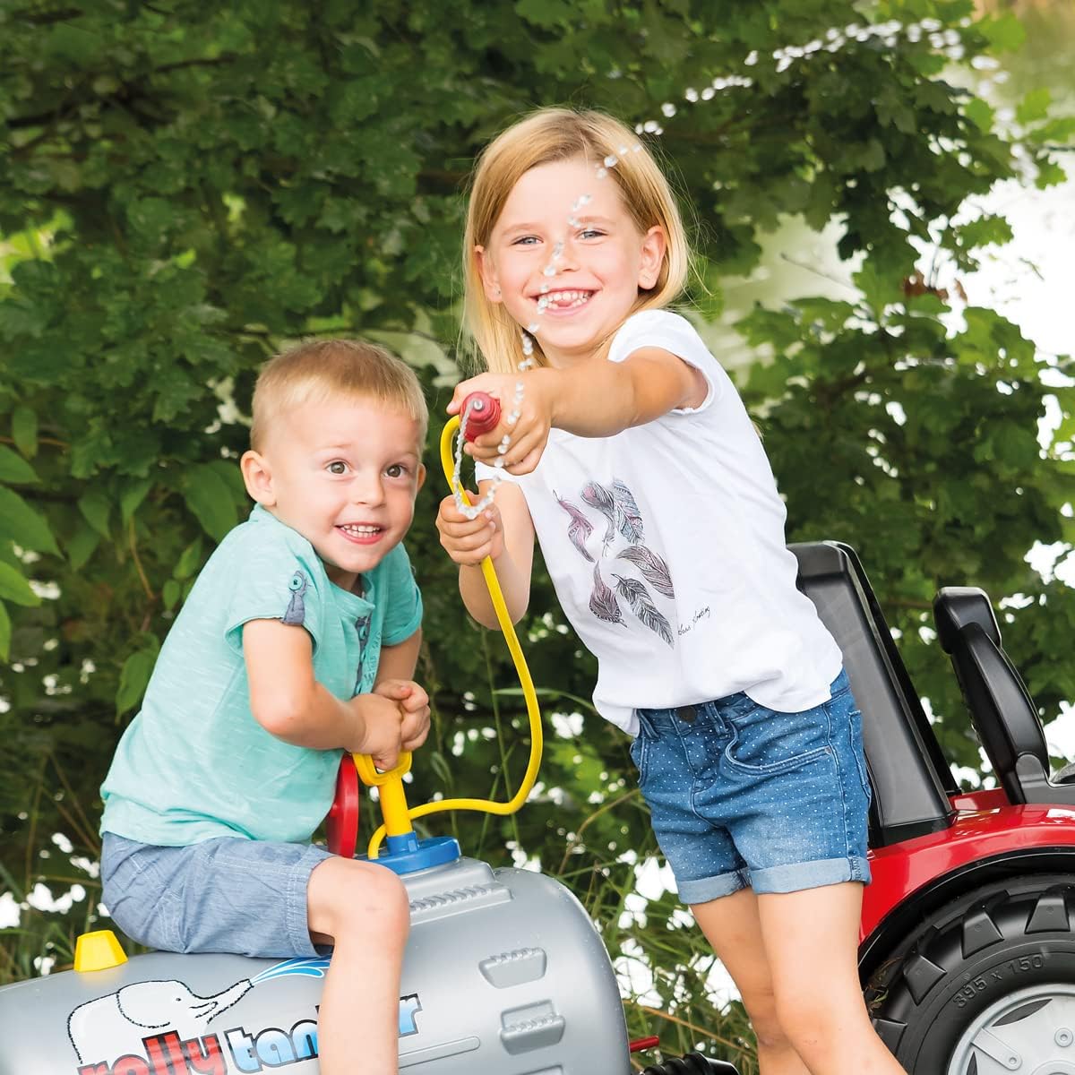 Rolly Toys - Cisterna con pompetta e spruzzatura - immagine 5