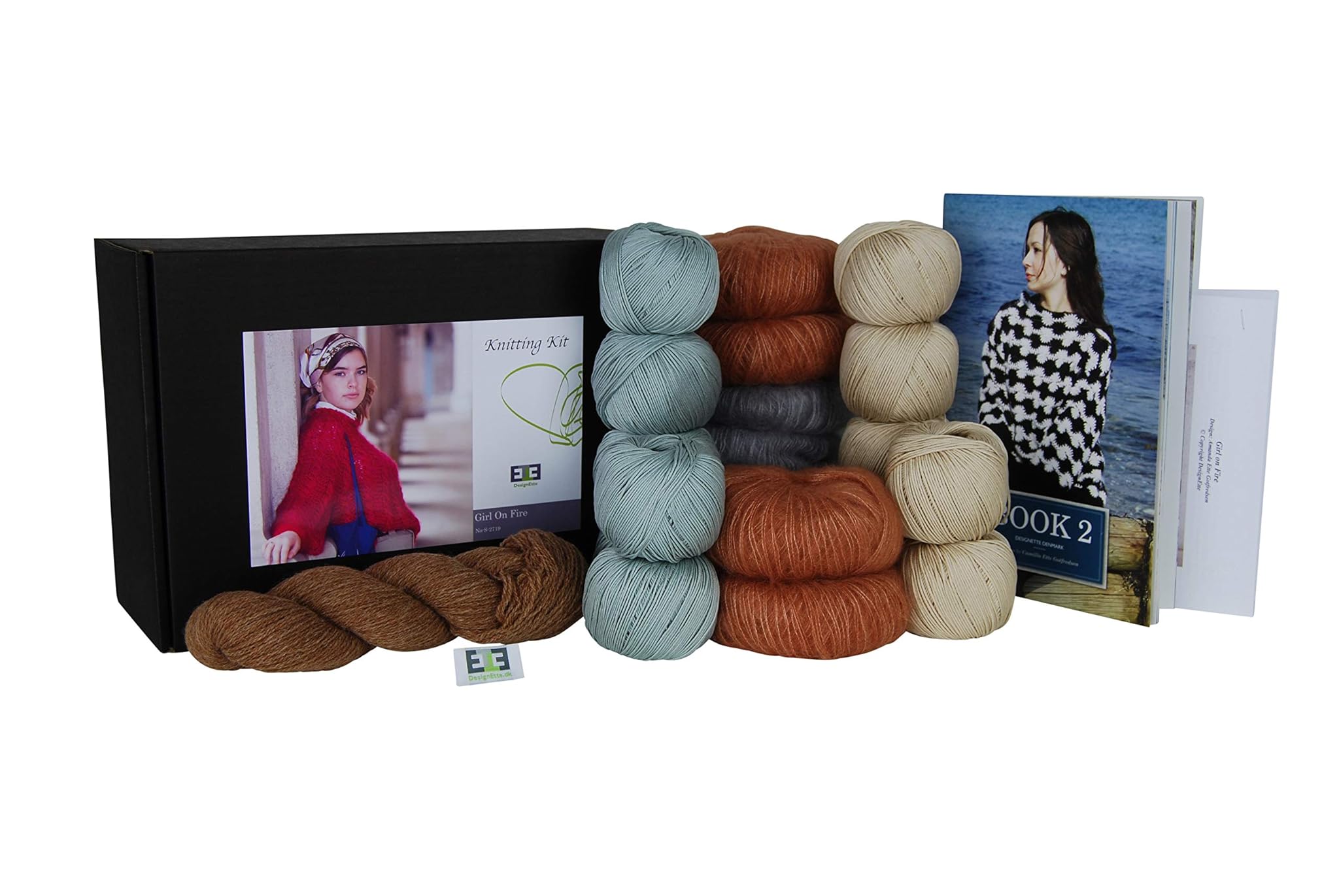 Kit Lavoro a Maglia Girl on Fire - Cotone Egiziano