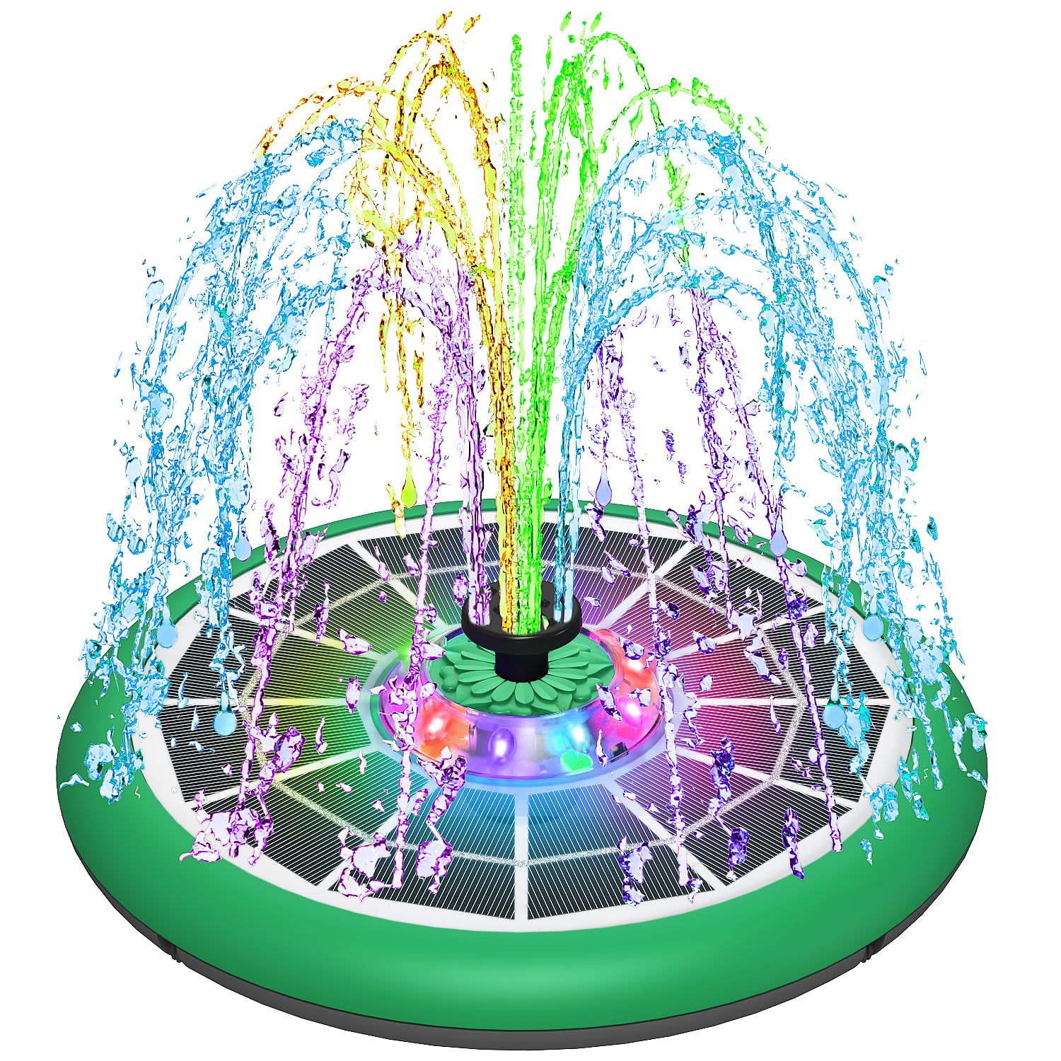 Szmp Fontana Solare 5W da Giardino con Batteria 4000mAh
