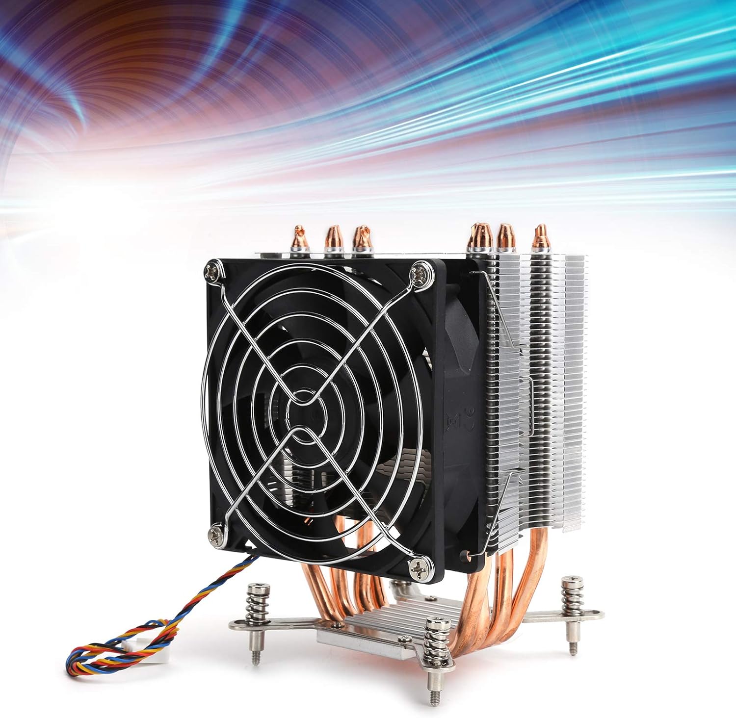 Dissipatore CPU con ventola di raffreddamento e 4 tubi in rame - immagine 5