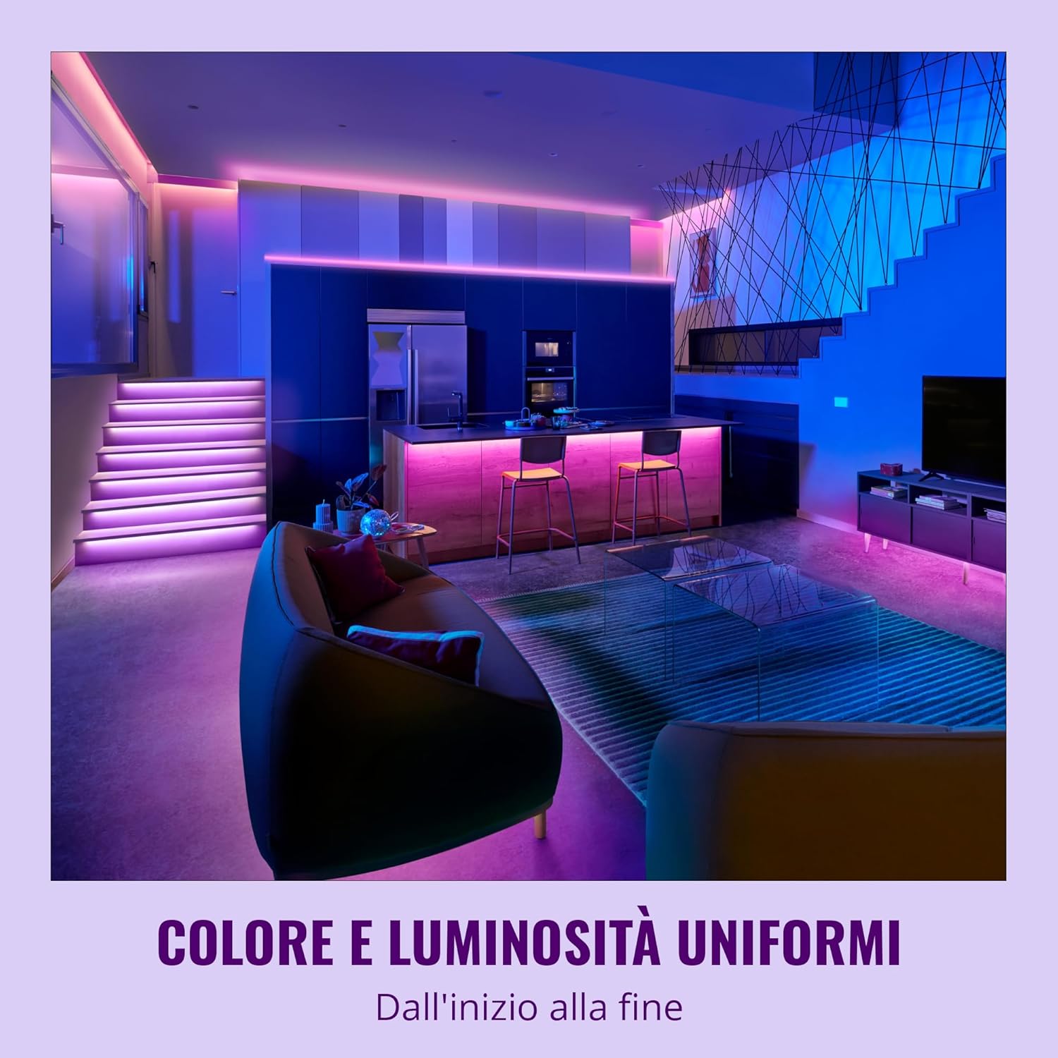 Wiz Striscia LED RGB 30m Tagliabile - immagine 2