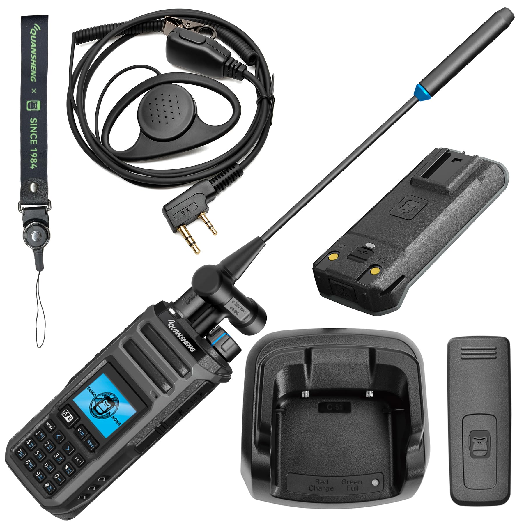 Hys Quansheng TK-11 Walkie Talkie VHF/UHF 10W