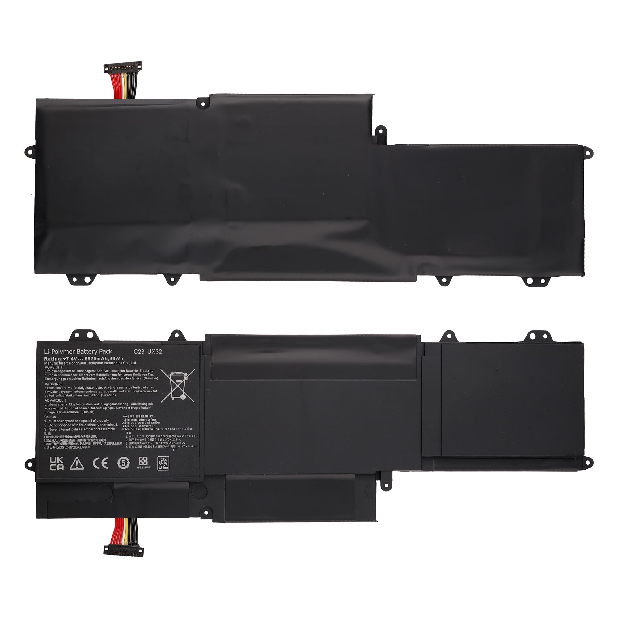 E-yiiviil Batteria C23-UX32 per ASUS VivoBook/Zenbook