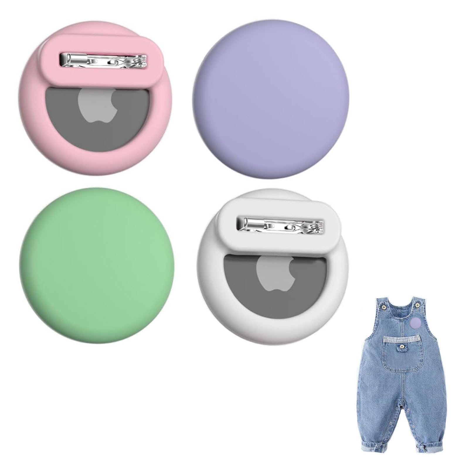 Confezione 4 Custodie Invisibili in Silicone per GPS