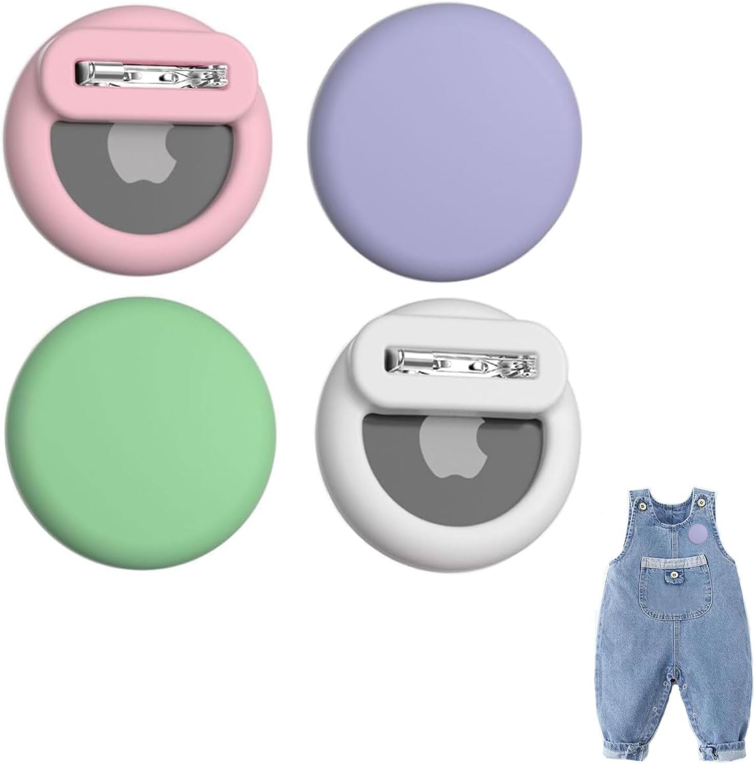 Confezione 4 Custodie Invisibili in Silicone per GPS - immagine 1