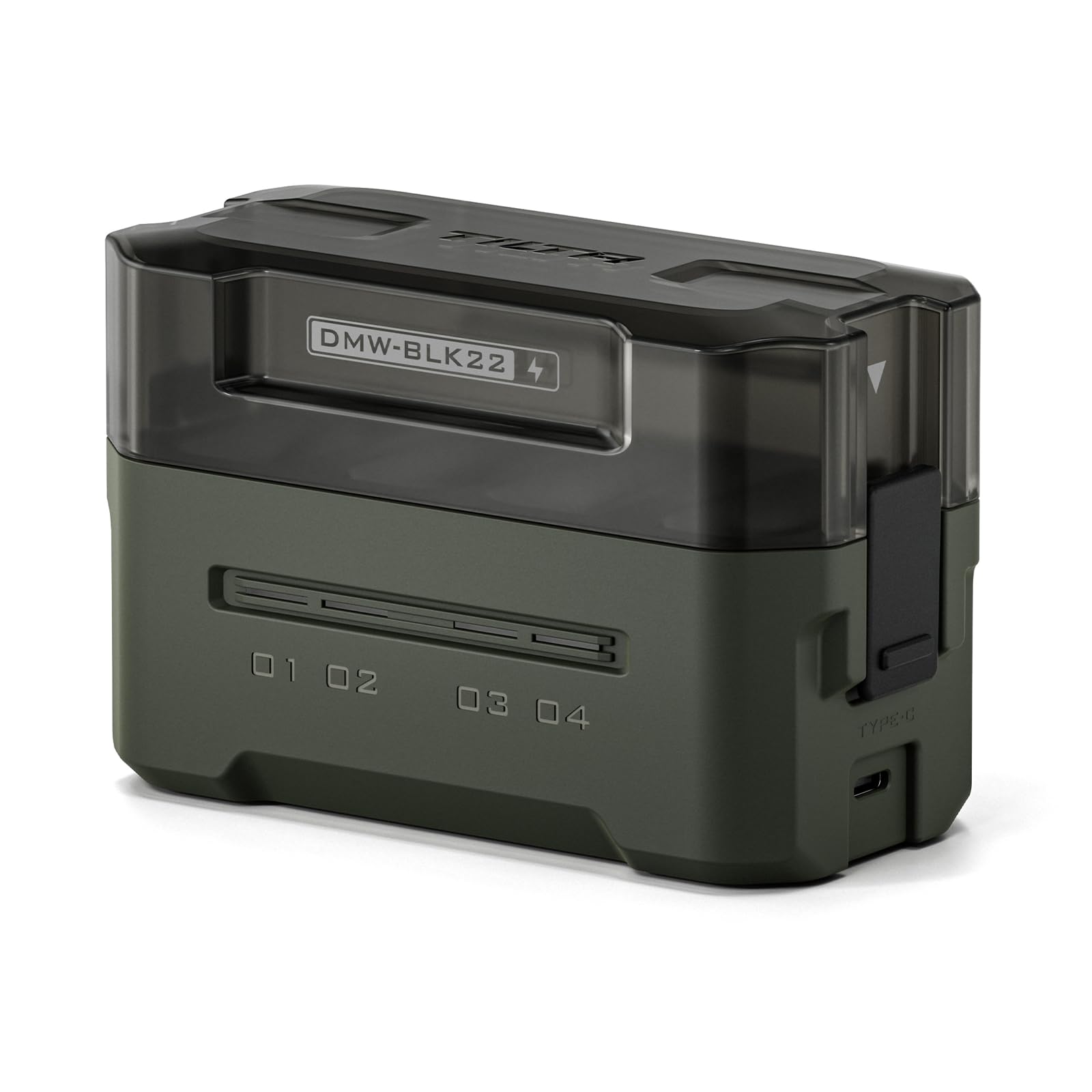 Tilta DMW-BLK22 Caricabatterie 4 Canali Portatile, Verde