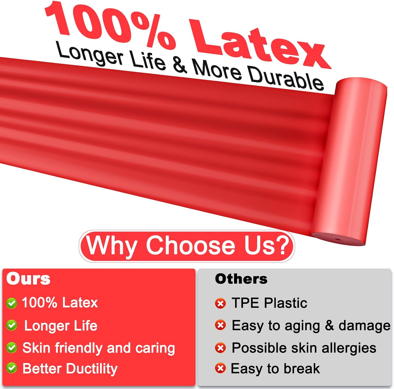 Elastici Palestra Resistance Band 1.8-2.0M - immagine 2