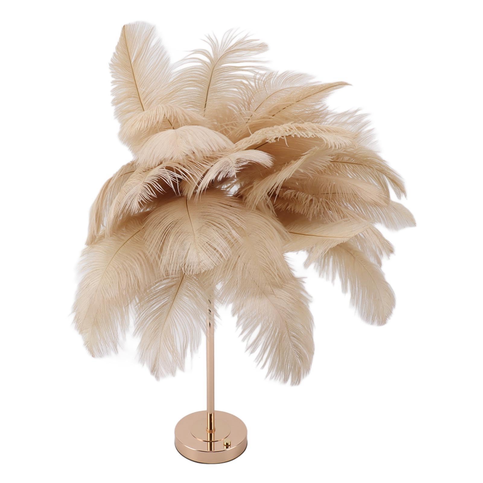 Viagasafamido Lampada da Tavolo a LED, Colore Cammello