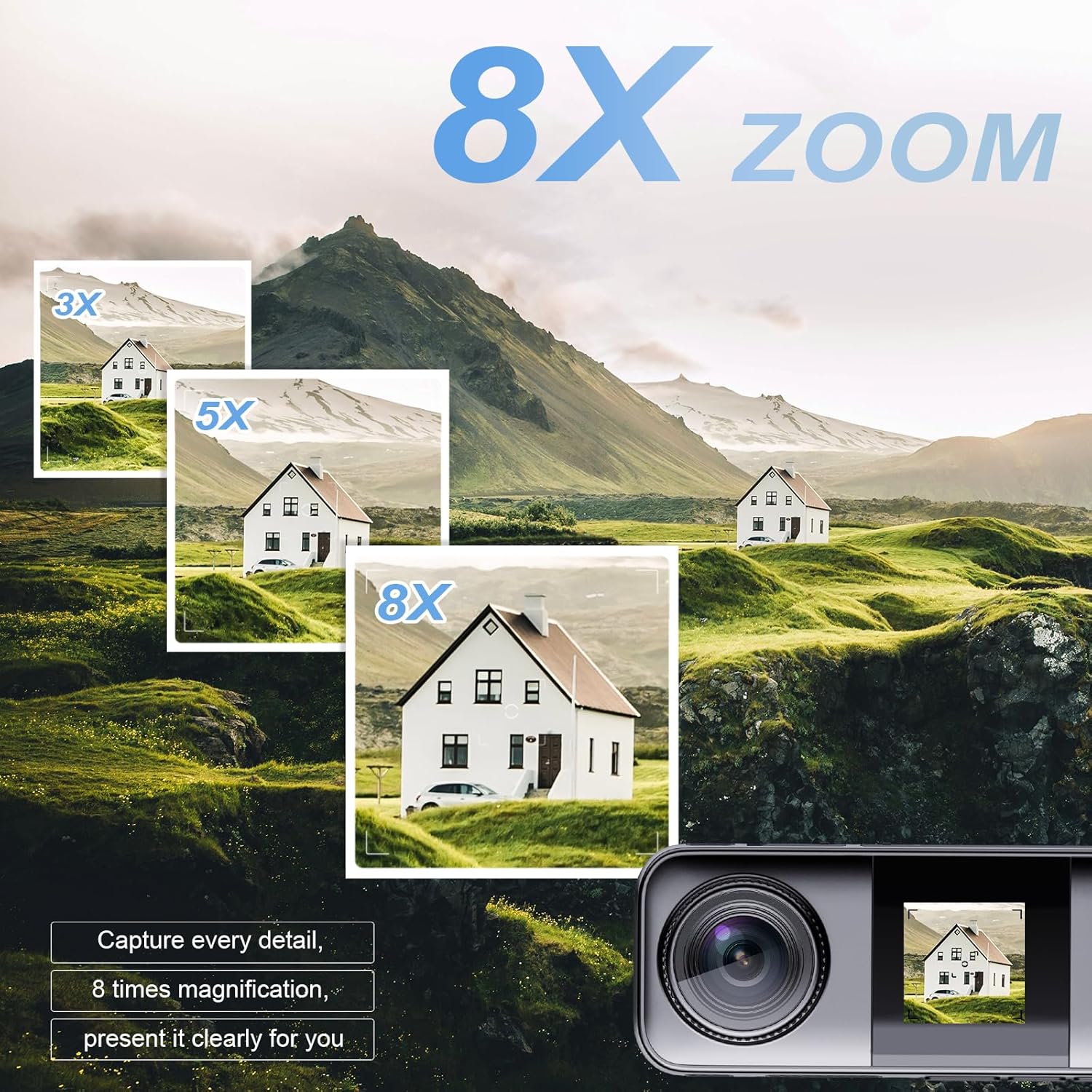 Action Cam Doppio Schermo 4K 60FPS - immagine 5