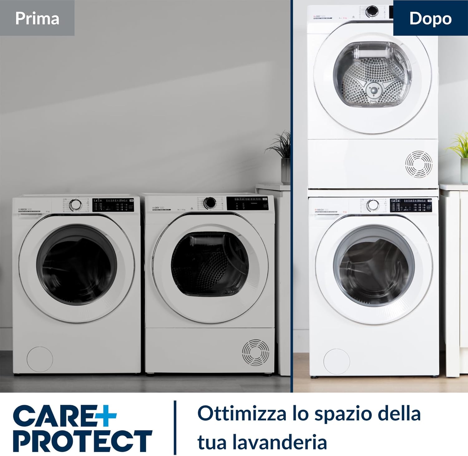 Care + Protect Kit Impilamento Universale per Lavatrice/Asciugatrice - immagine 2
