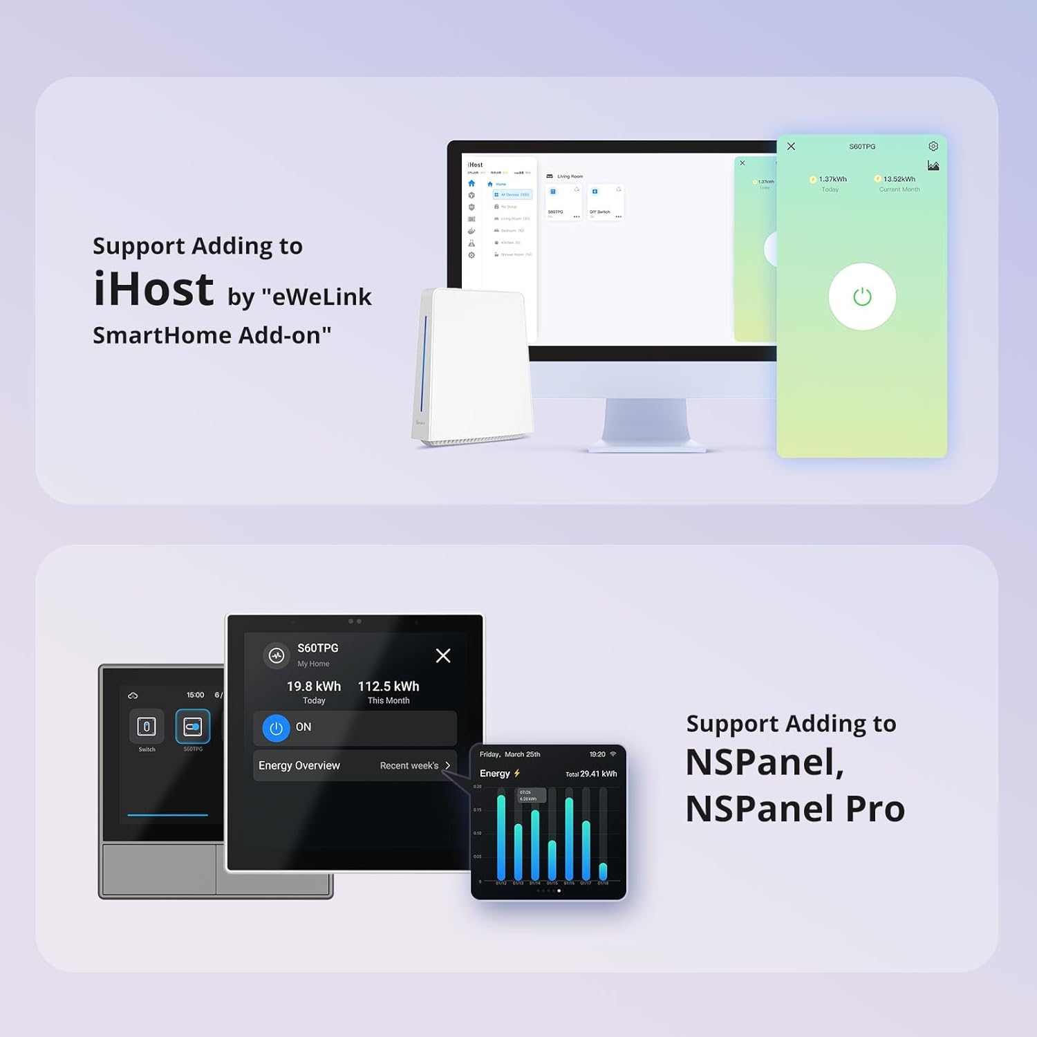 Sonoff S60TPF 4PCS Presa Smart 16A 2.4G WIFI - immagine 10