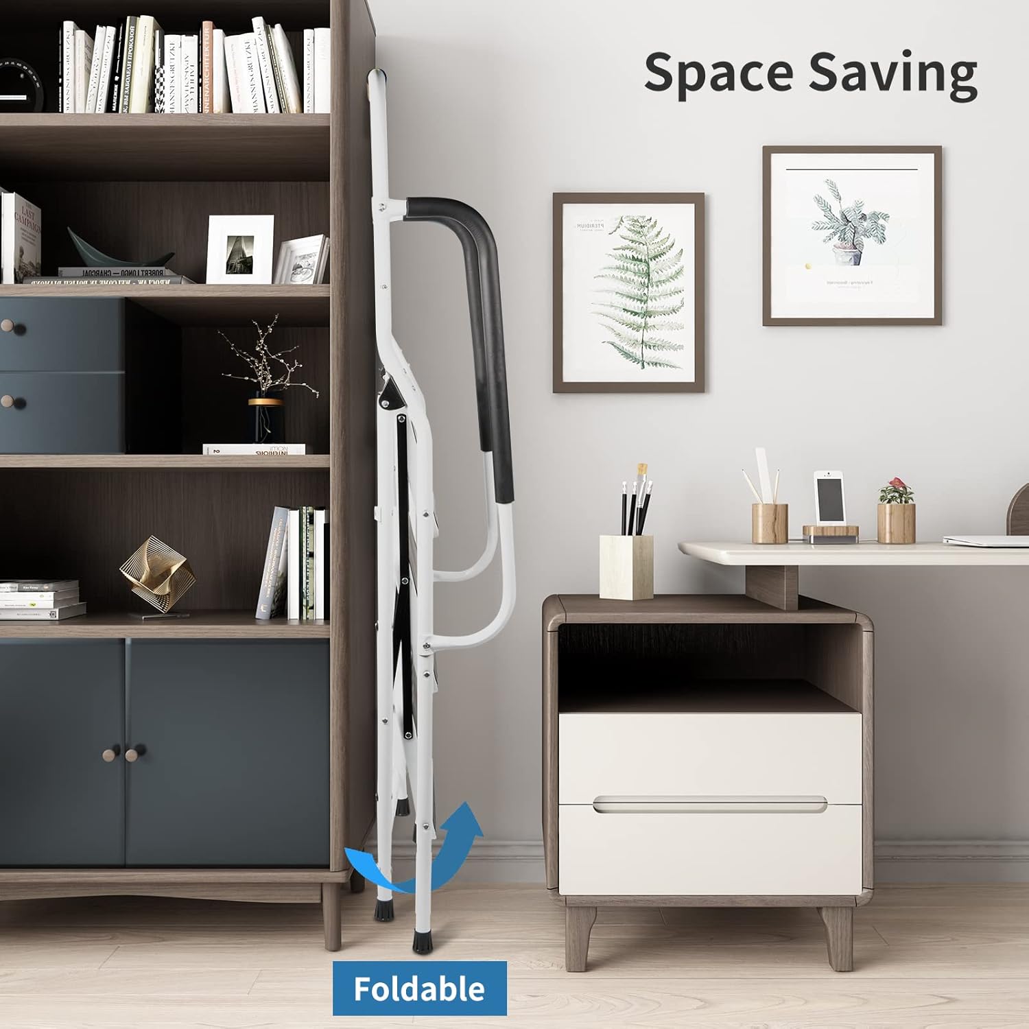 Dawnyield Scaletta a 3 Gradini Pieghevole Antiscivolo - immagine 6