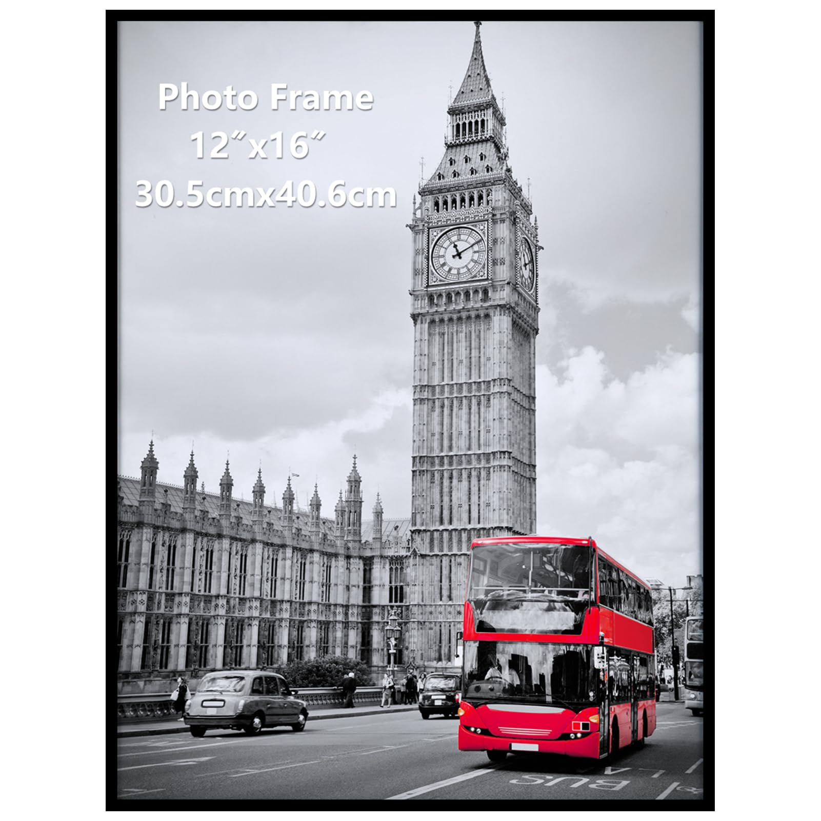 Giftgarden Cornice Nera in PVC 30x40