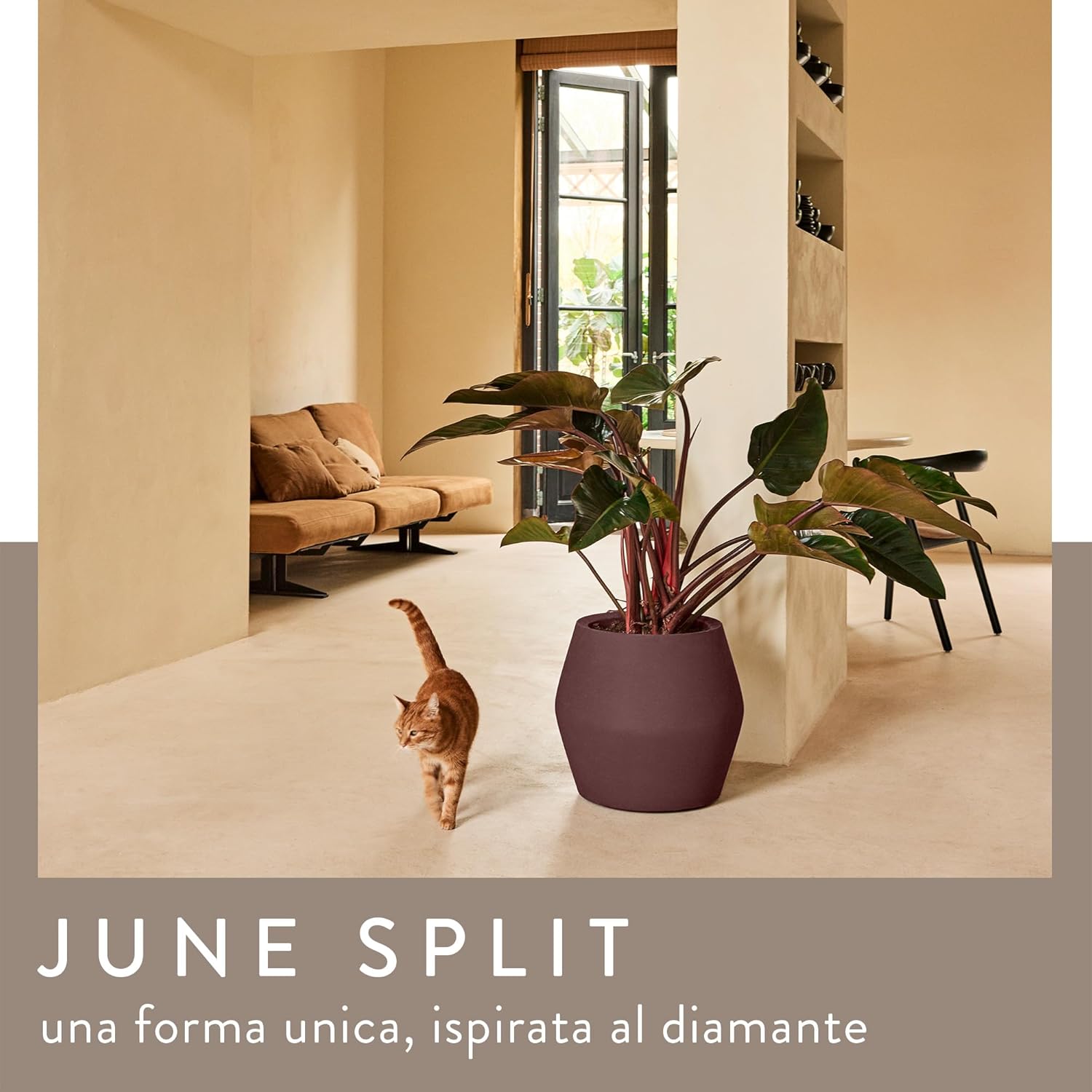 elho June Split Low 46 - Vaso per Piante Ø 46 x 42,6 cm - immagine 2