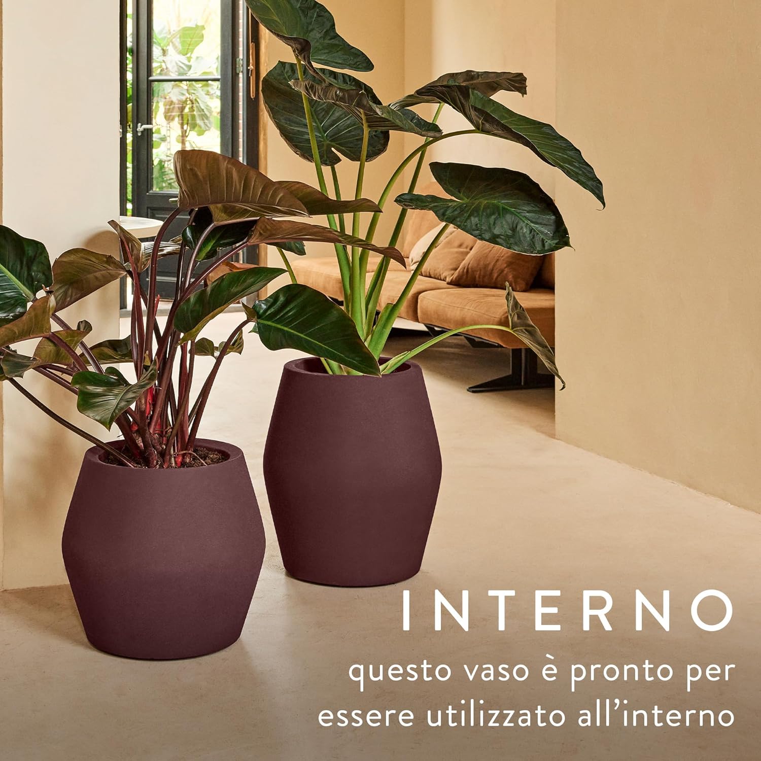 elho June Split Low 46 - Vaso per Piante Ø 46 x 42,6 cm - immagine 4