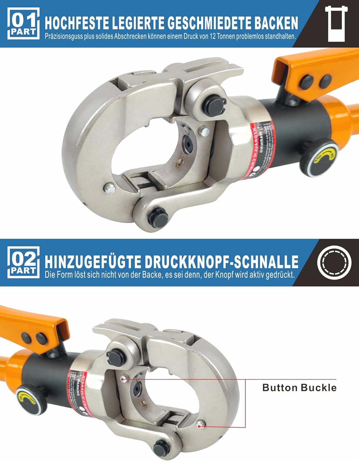 Amzcnc Pinza a Pressa Professionale Profilo TH - immagine 4