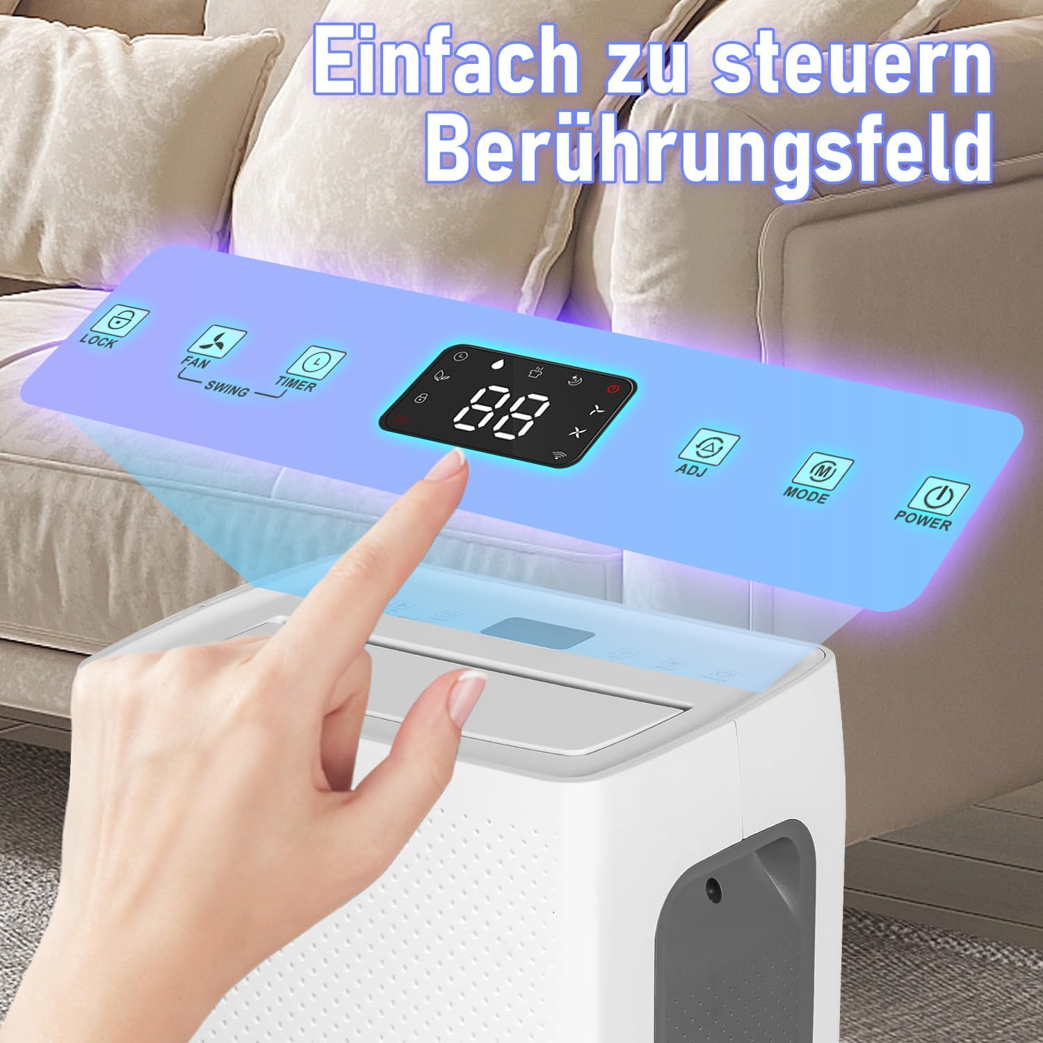 Deumidificatore 26L/24h con Display LED - immagine 2