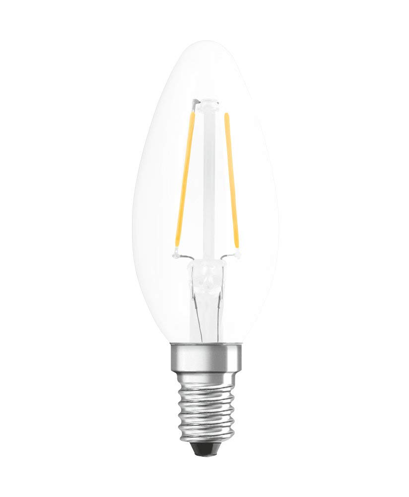 Osram LED Retrofit CLASSIC B E14, 1.50W Bianca Calda (10 Pezzi)