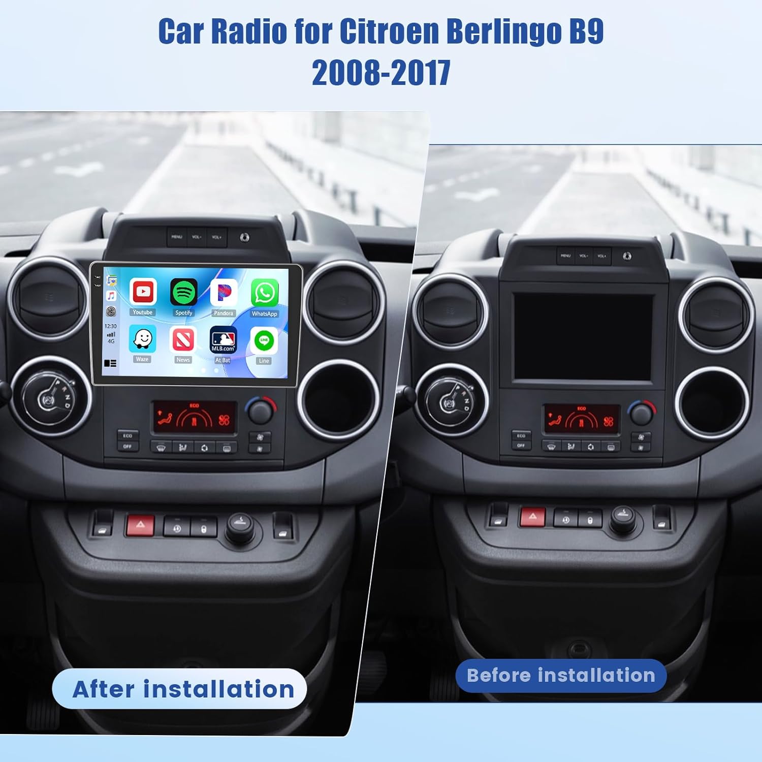 Inefala Autoradio Android 15 per Citroen Berlingo - immagine 2