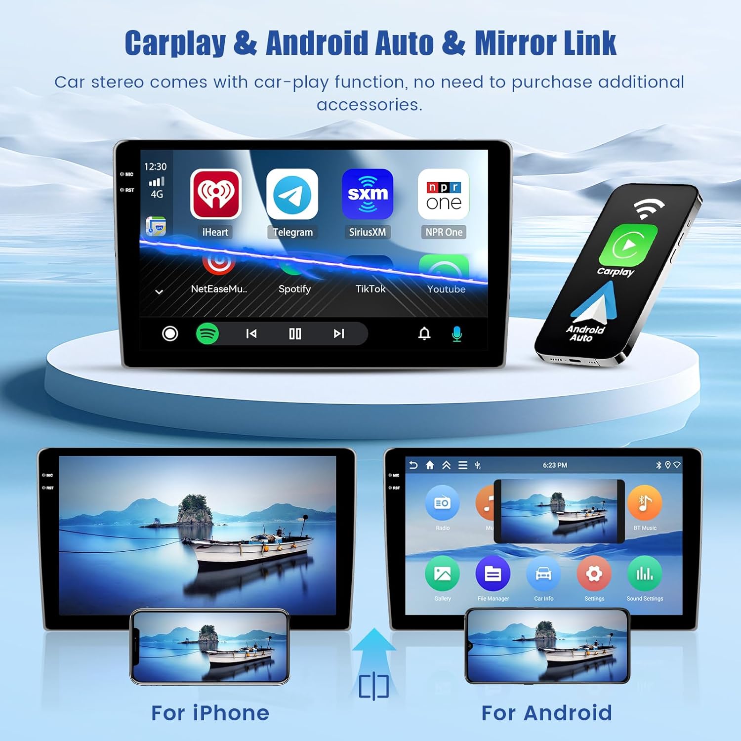 Inefala Autoradio Android 15 per Citroen Berlingo - immagine 4