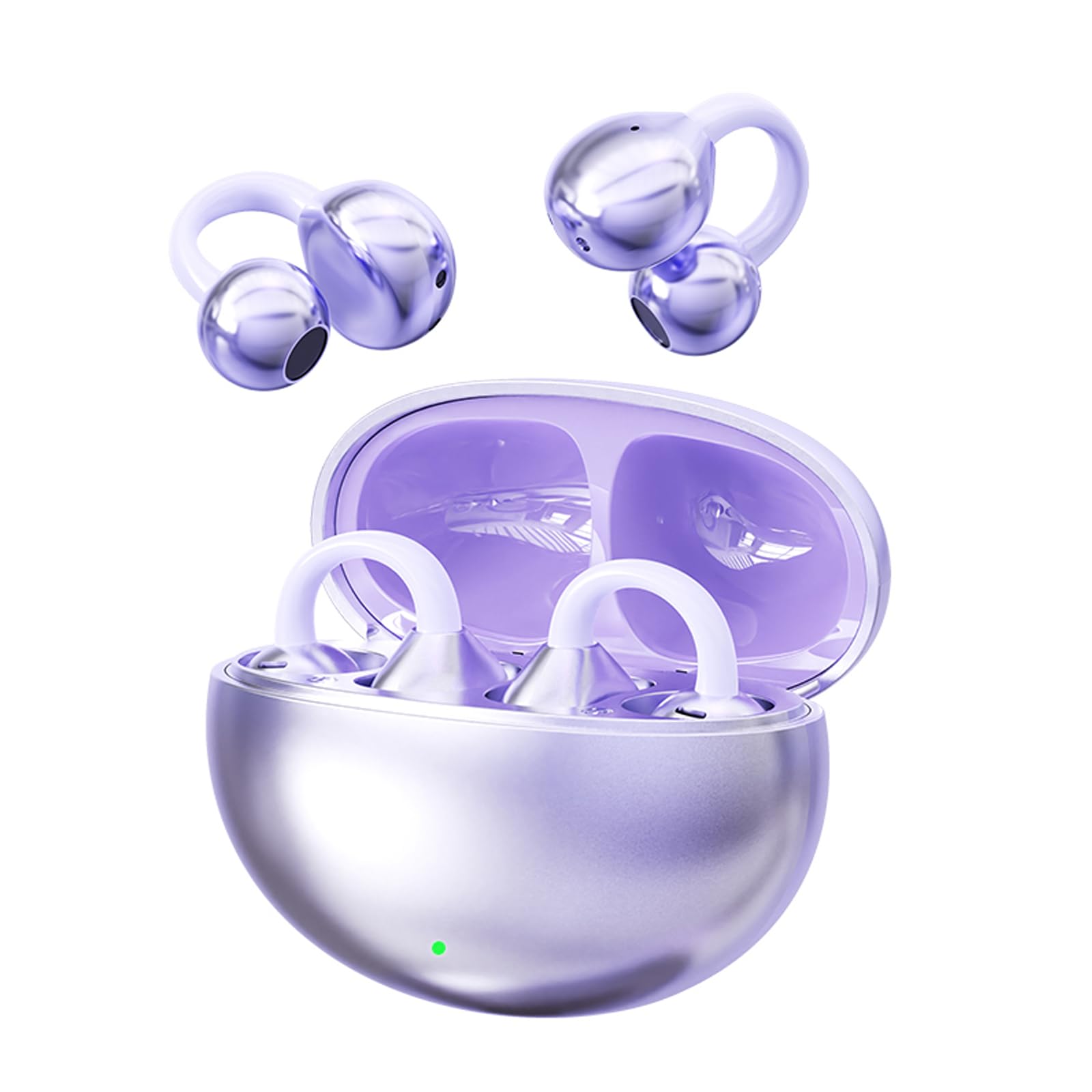 Pthtechus Cuffie Wireless Sportive a Conduzione Ossea, Purple | Velz
