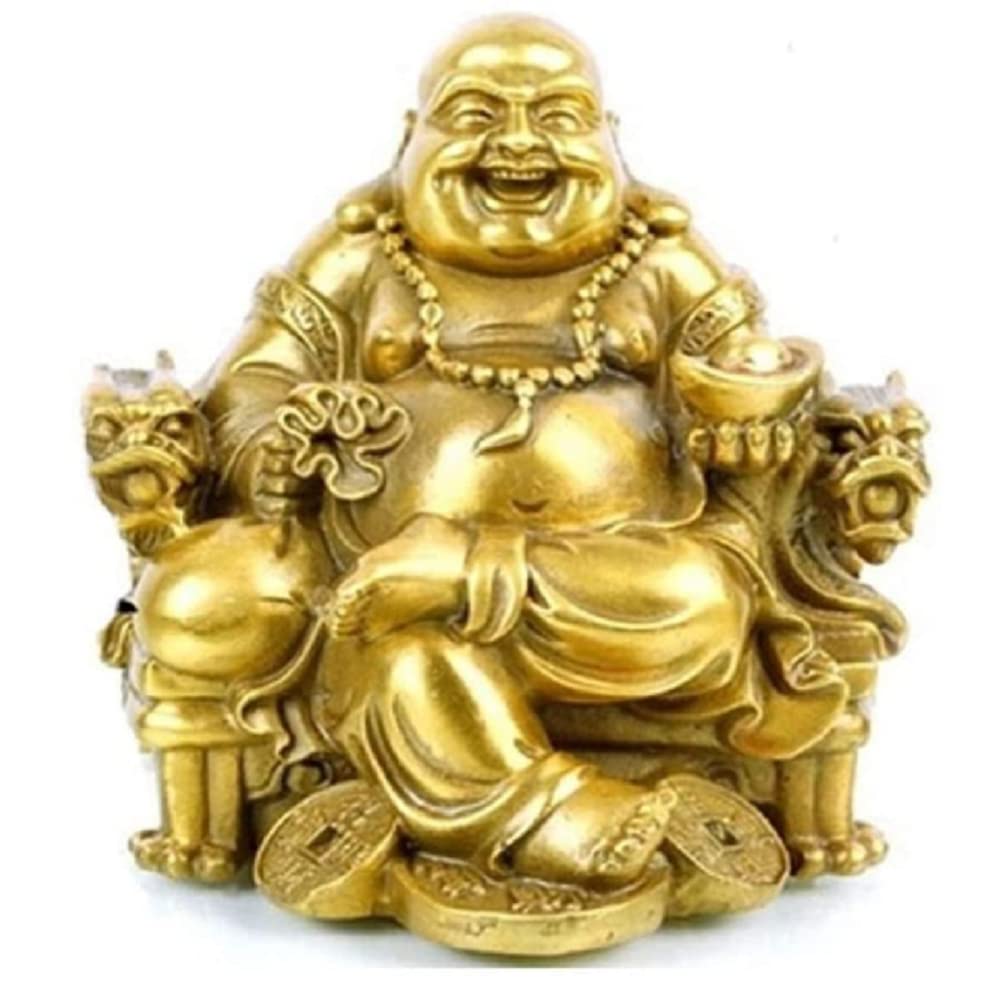 WEALTHCOMING Fengshui Decor - Statua Buddha Sorridente