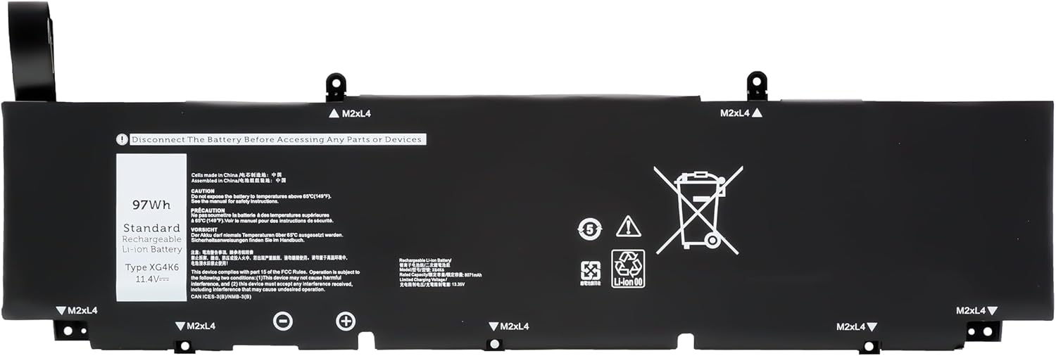 Blesys Batteria 97Wh XG4K6 per Dell XPS e Precision - immagine 2