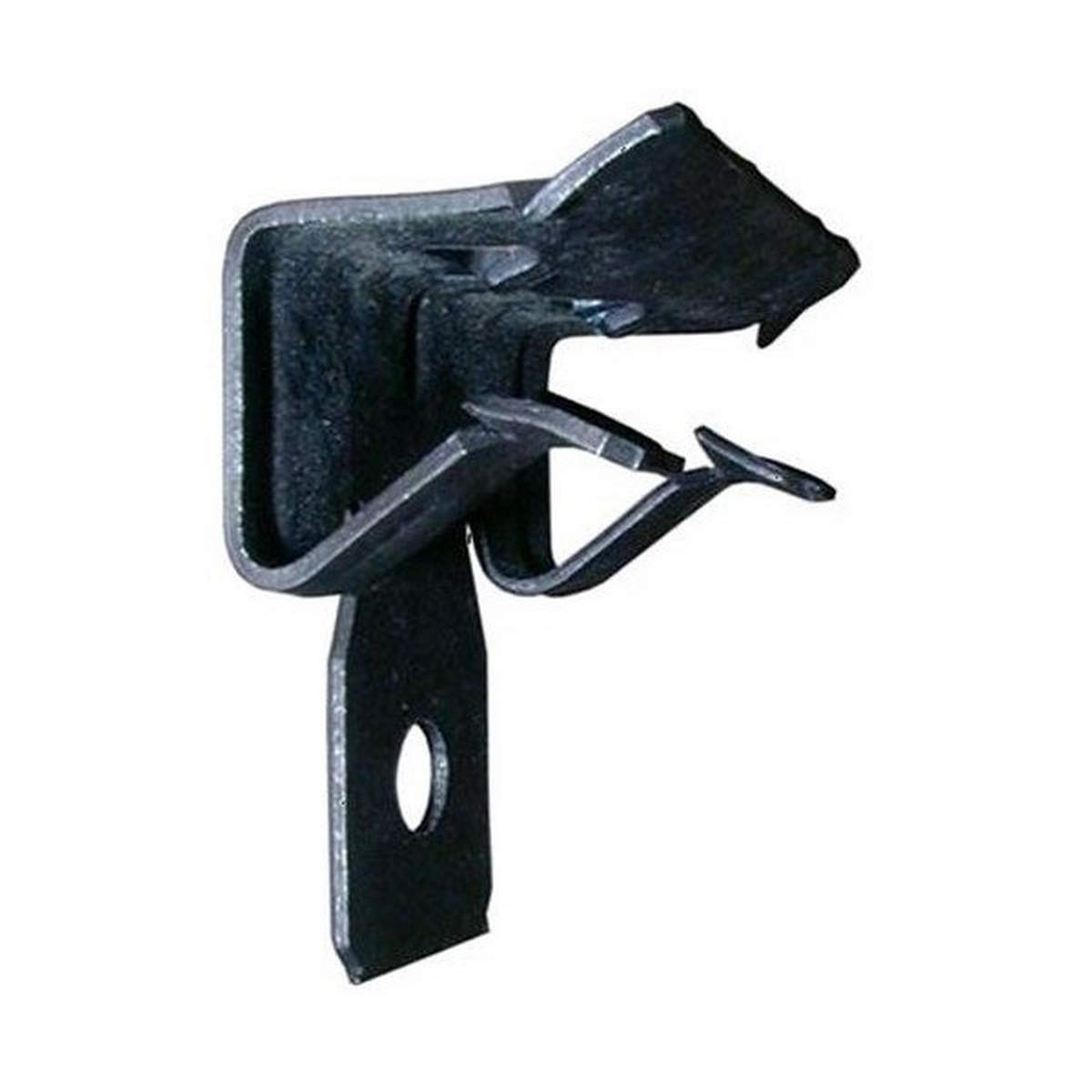 CLIP IN ACCIAIO PER FISSAGGIO SU TRAVE DI FERRO AD H (Per aletta da 4 a 10 mm)