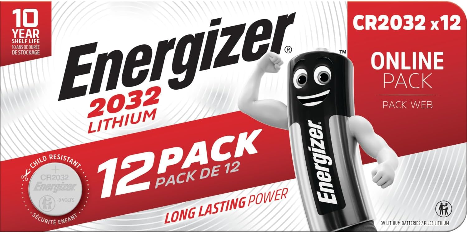 Energizer Batterie a Bottone CR2032, 12 Pezzi - immagine 1