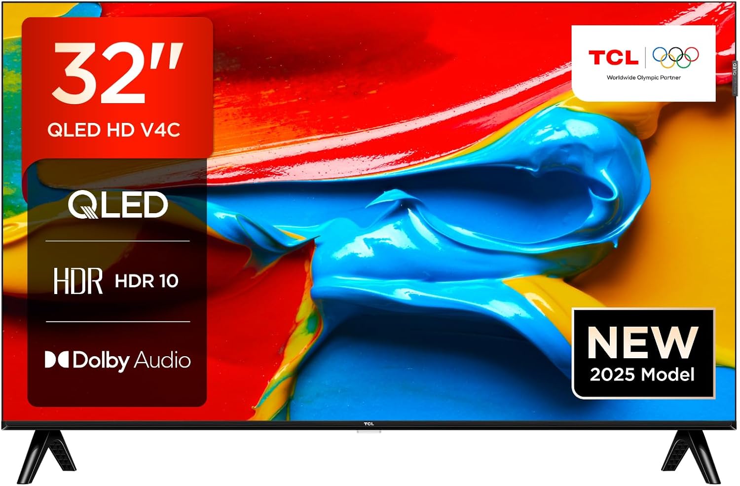 Tcl TV 32V4C - Smart QLED 32" HD con Android TV - immagine 1