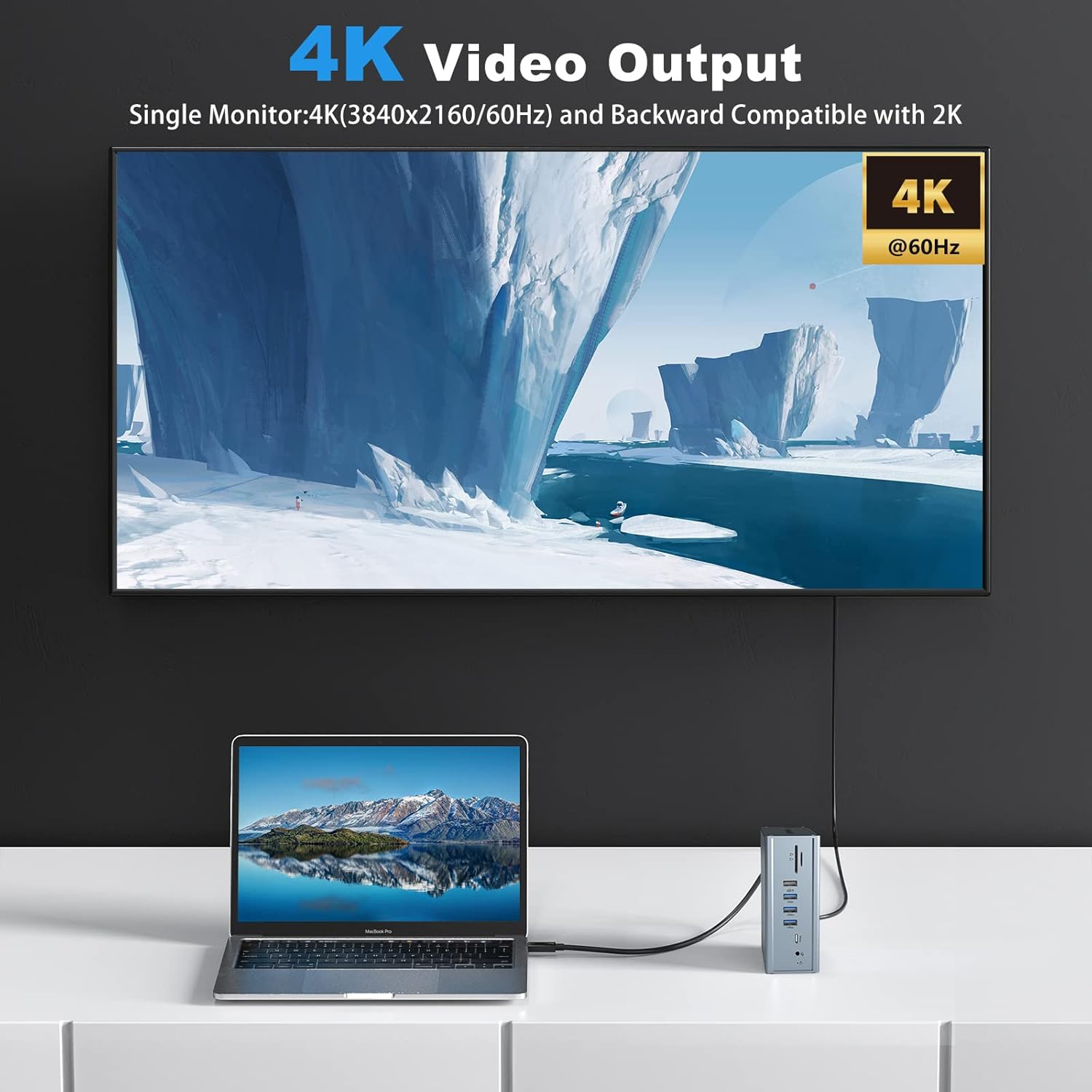 Docking Station HUB USB C 16 in 1 Universale - immagine 6