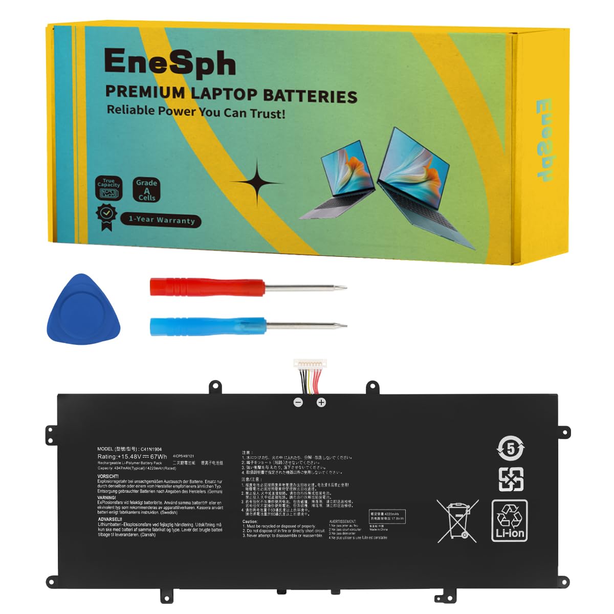 C41N1904 Batteria per ASUS ZenBook 13 UX325 UX363