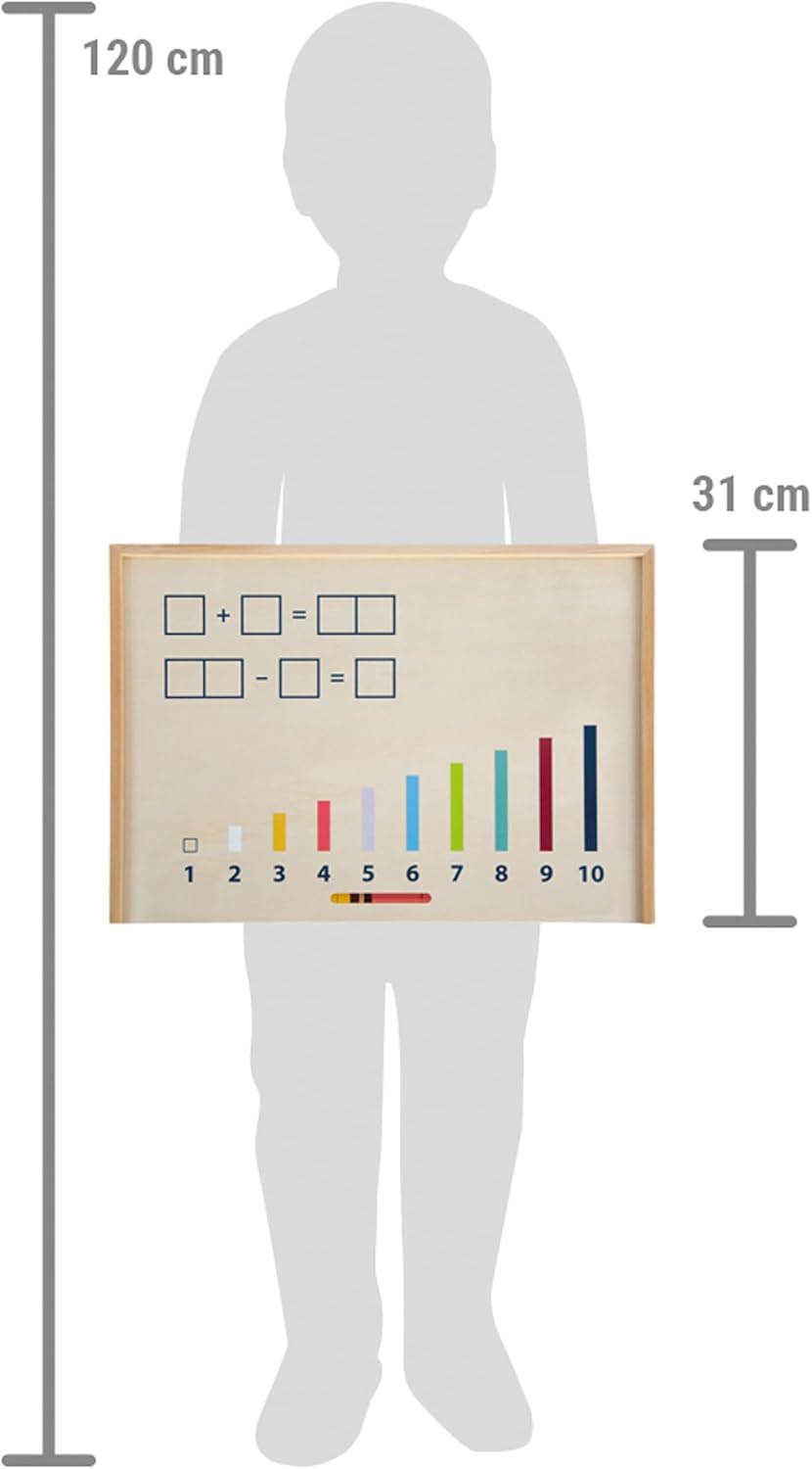 small foot Scatola Regoli con Numeri Educate in Legno - immagine 9