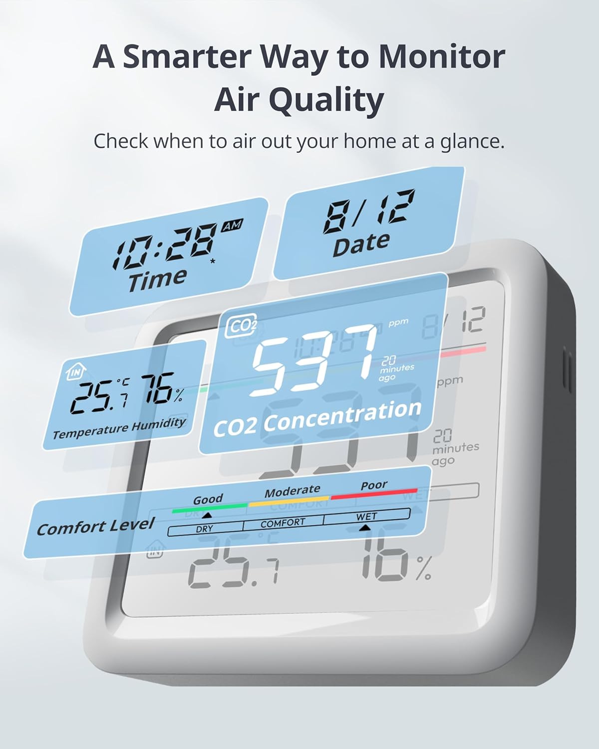 Switchbot Rilevatore di CO2 e Termometro Ambiente - immagine 2