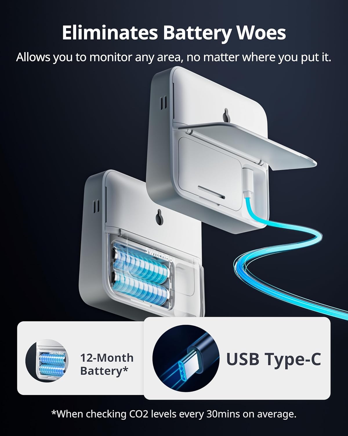 Switchbot Rilevatore di CO2 e Termometro Ambiente - immagine 6