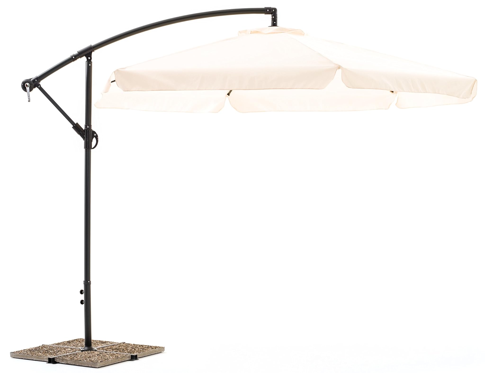 My Garden Luna Ombrellone 3 Metri, Ecrù