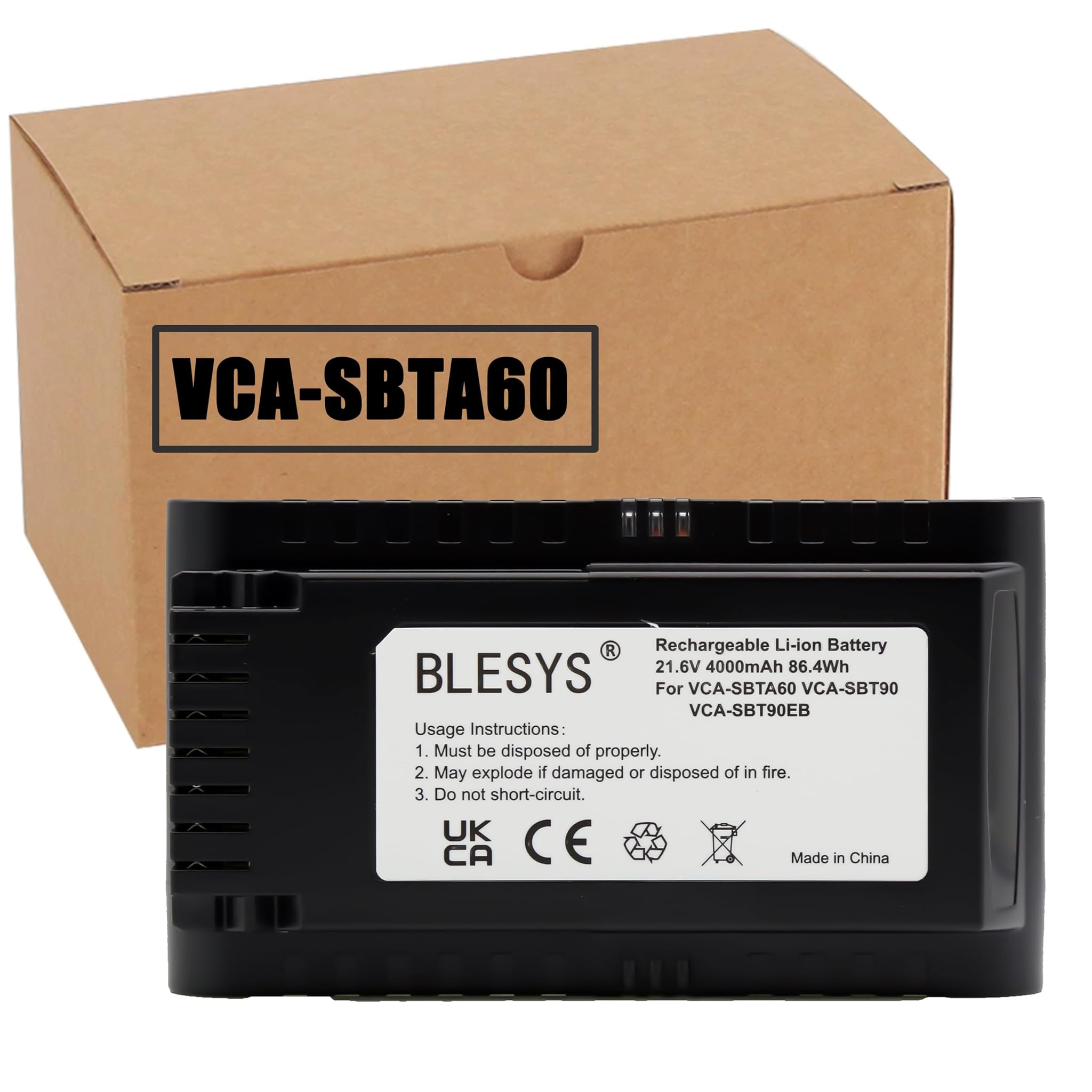 Blesys VCA-SBTA60 Batteria per Samsung Jet 60 Turbo