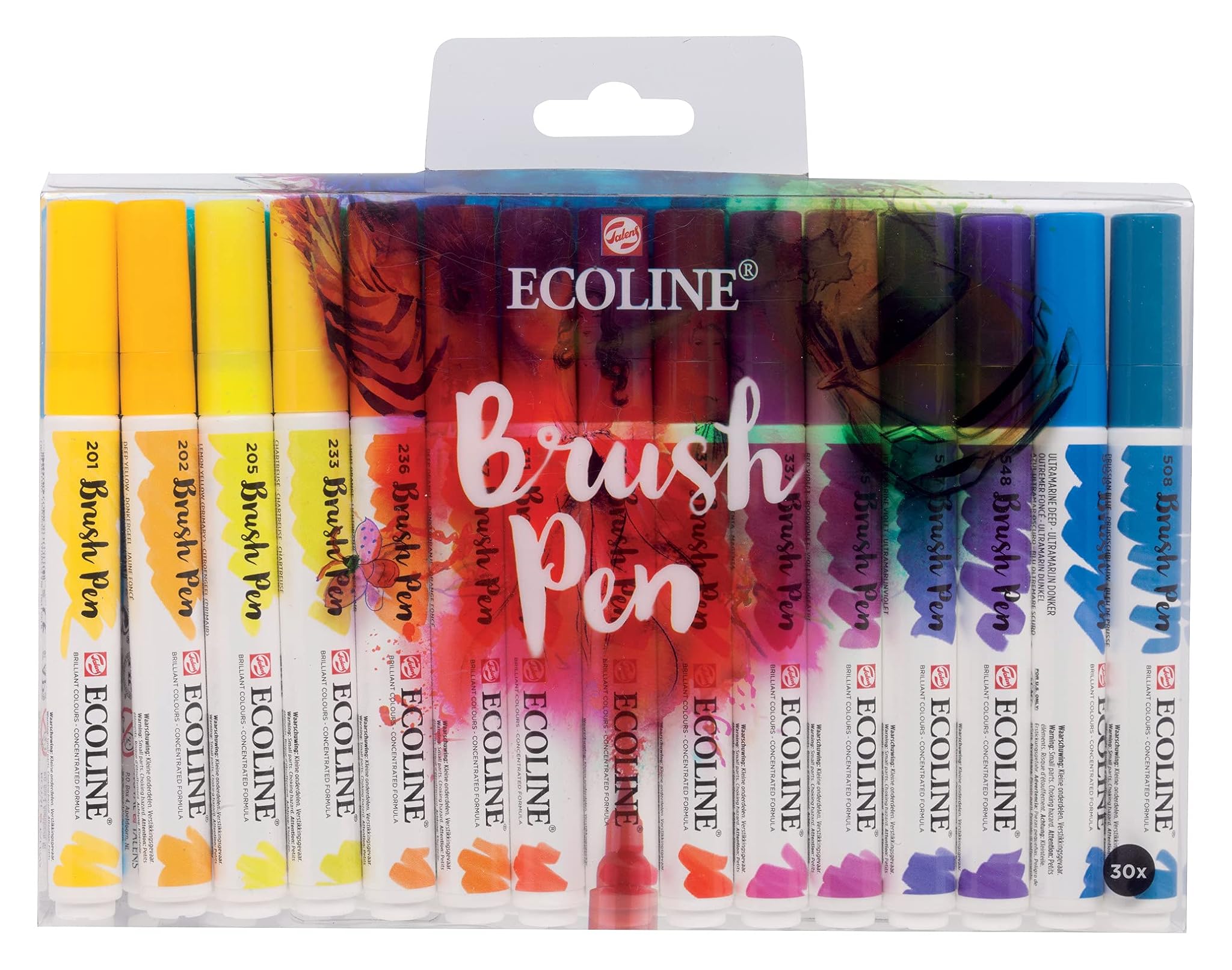 Ecoline Brush Pen Set 40 Penne Acquerellabili Liquide