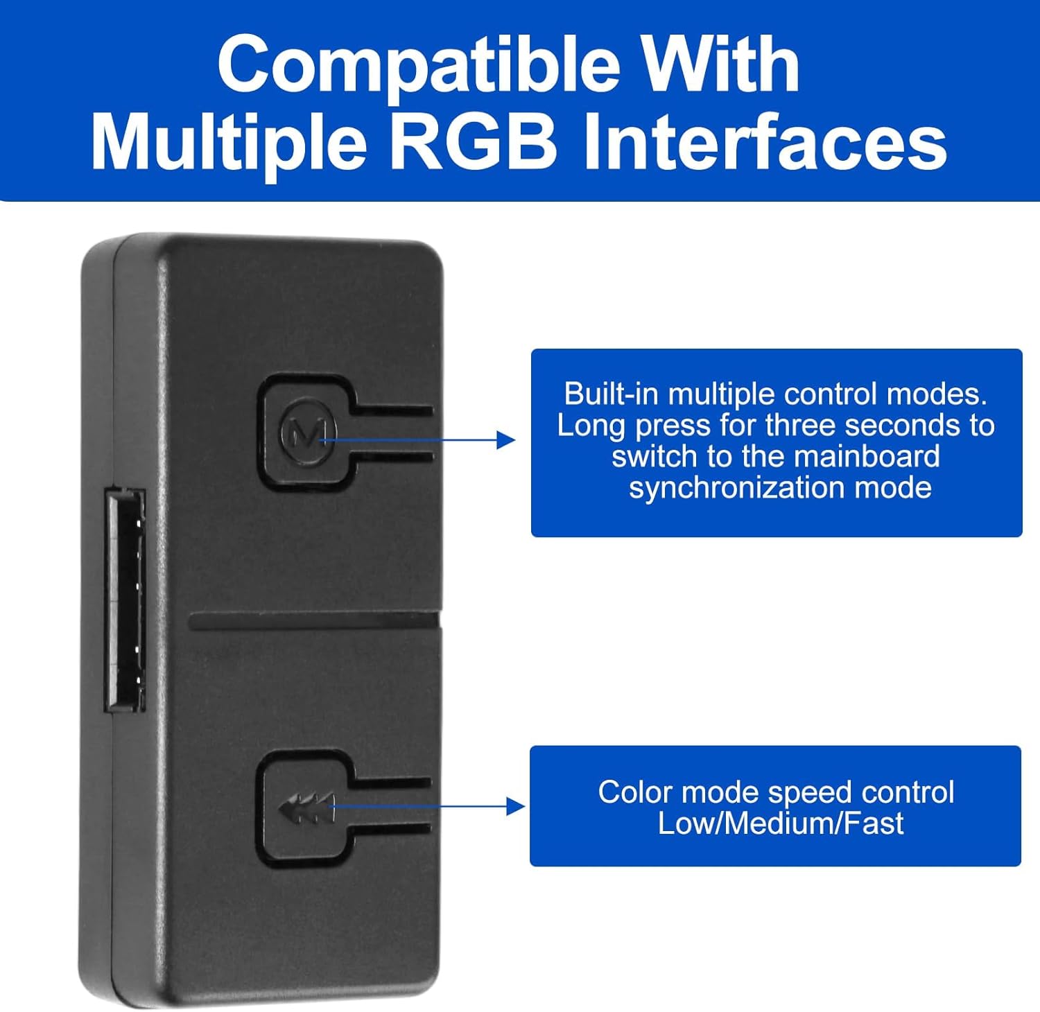 Convertitore RGB 12V a 5V ARGB Transfer Hub - immagine 3