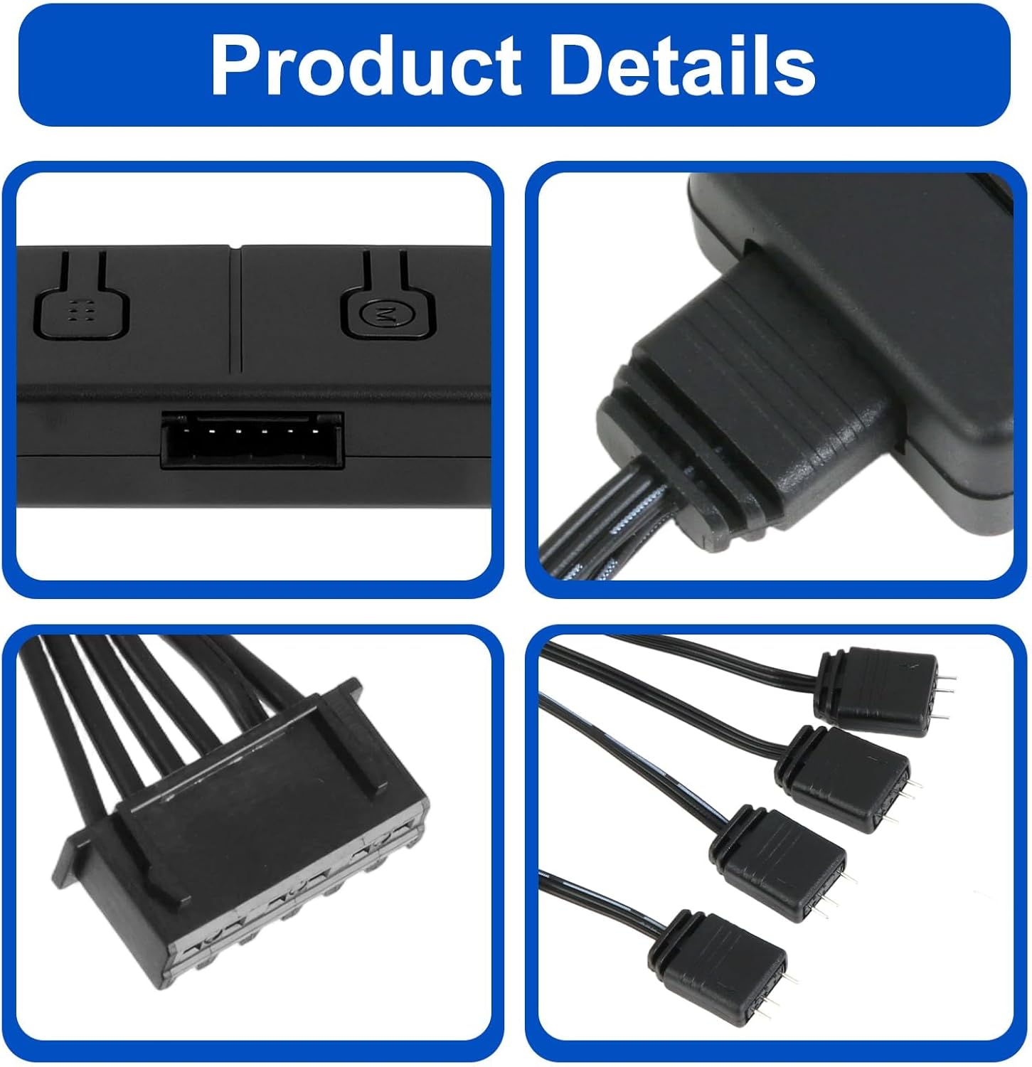 Convertitore RGB 12V a 5V ARGB Transfer Hub - immagine 7