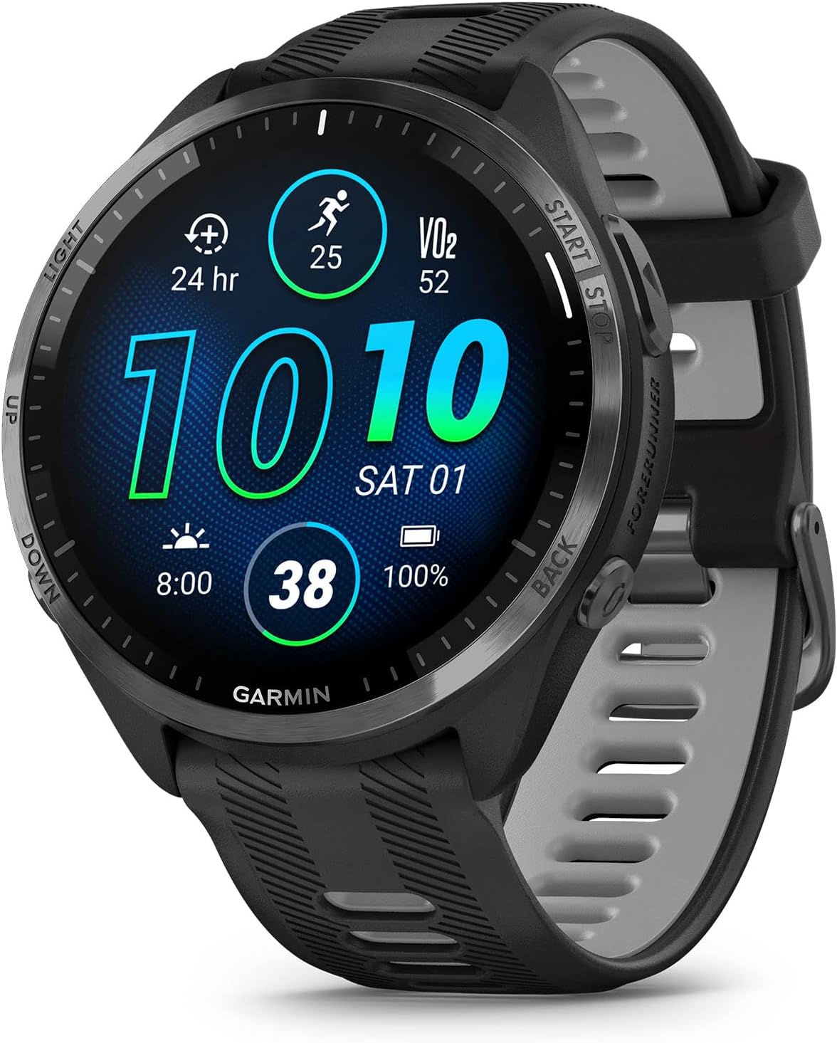 Garmin Forerunner® 965 Smartwatch Corsa, Nero e Grigio - immagine 1