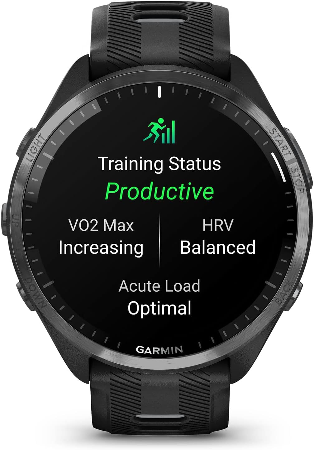 Garmin Forerunner® 965 Smartwatch Corsa, Nero e Grigio - immagine 2