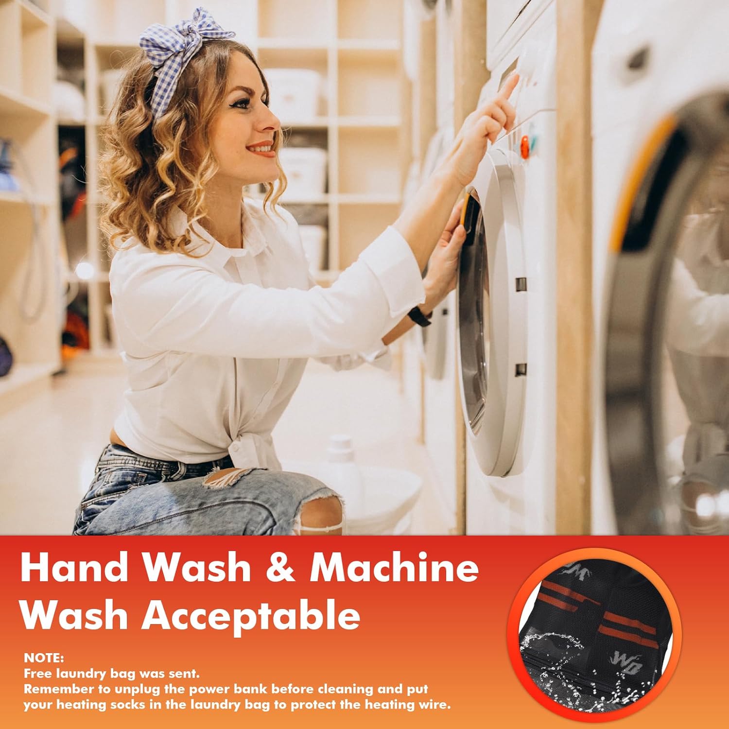 Heated Socks Ricaricabili 5000 mAh - Calze Riscaldate 65°C - immagine 4