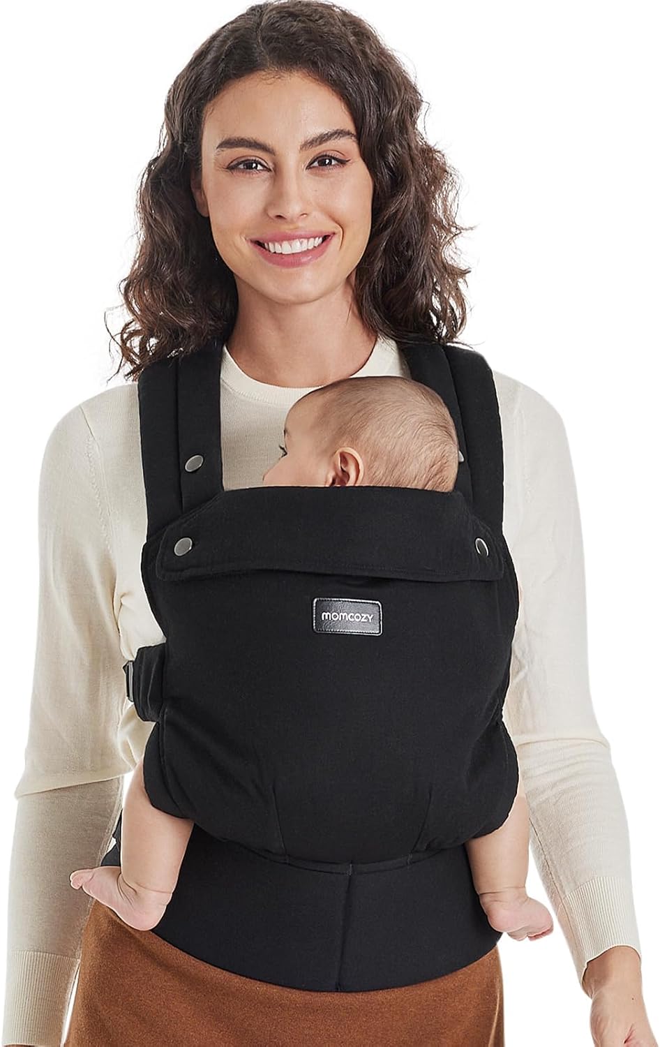 Marsupio Momcozy Ergonomico e Leggero - Nero - immagine 1