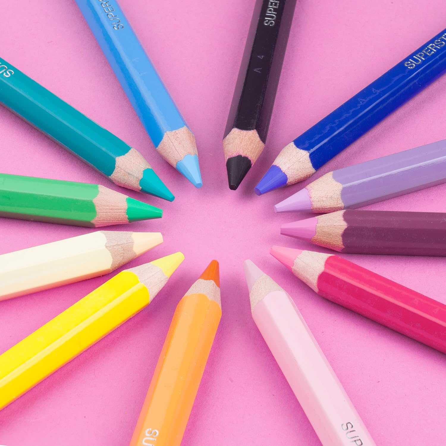 JOLLY X-BIG Candy Colours, 12 colori, extra spessi e infrangibili, mine ...