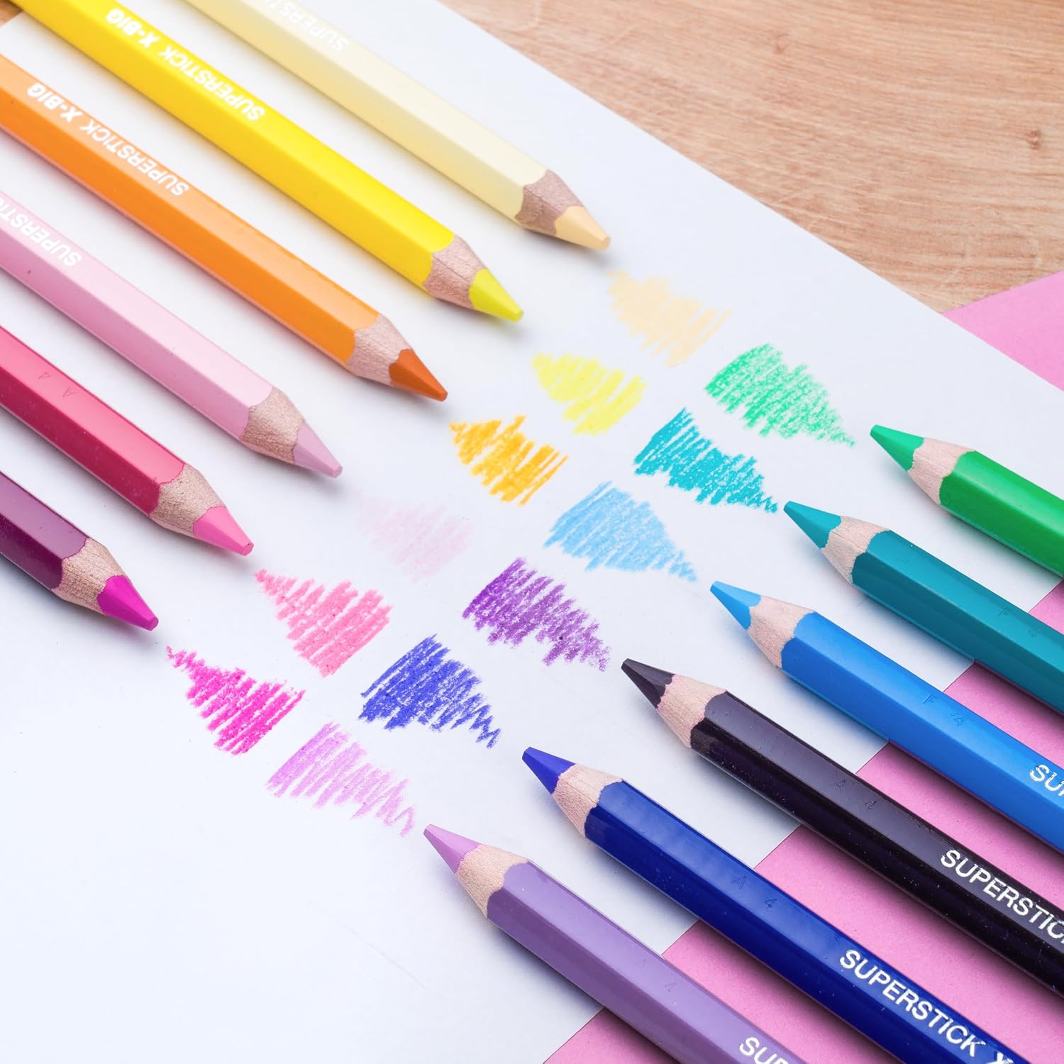 JOLLY X-BIG Candy Colours, 12 colori, extra spessi e infrangibili, mine ...