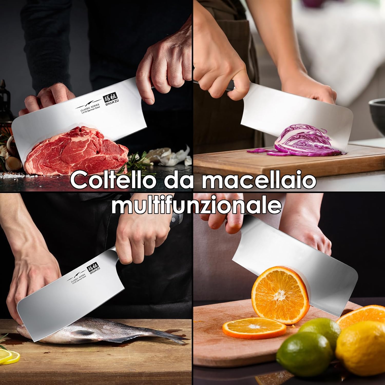 Shan Zu Coltello da Cucina Chef 20cm - immagine 6