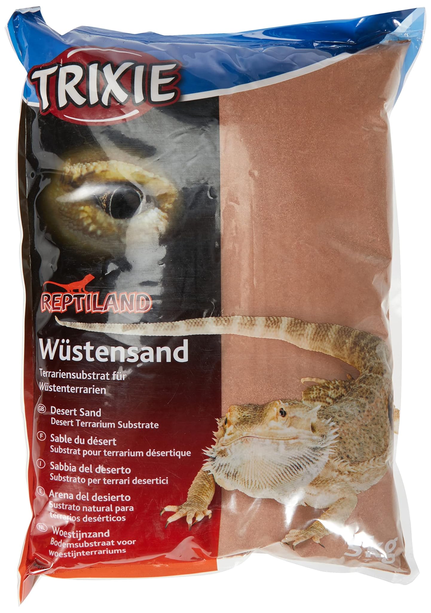 Trixie Reptiland Desert Sand for Terrariums, 5 kg, Red
