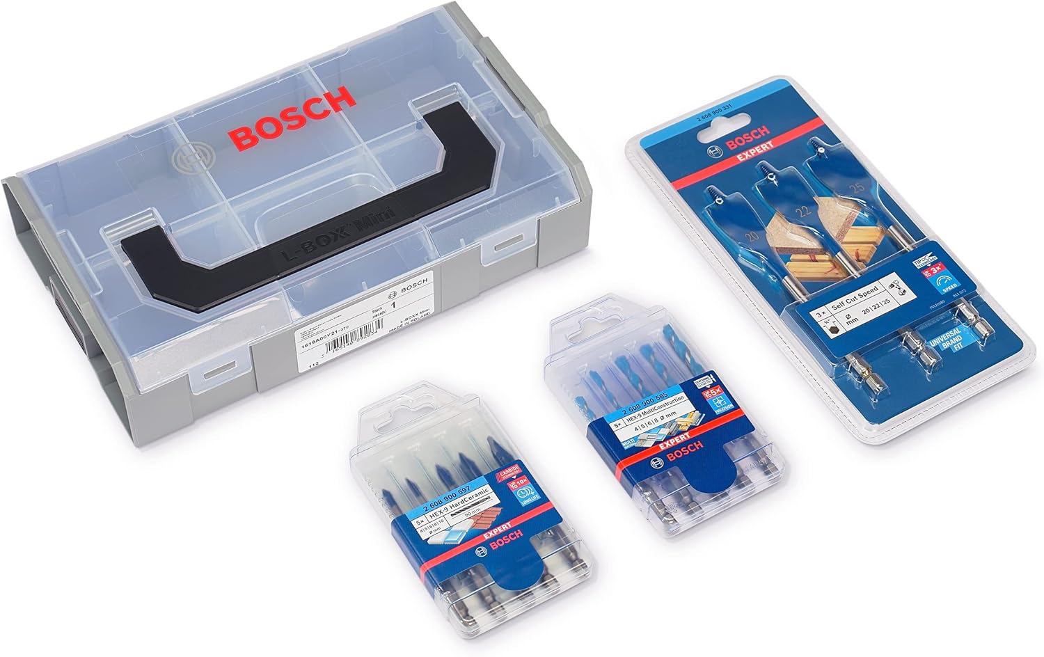 Bosch Expert HEX-9 - Set 3 Punte Professionali - immagine 1
